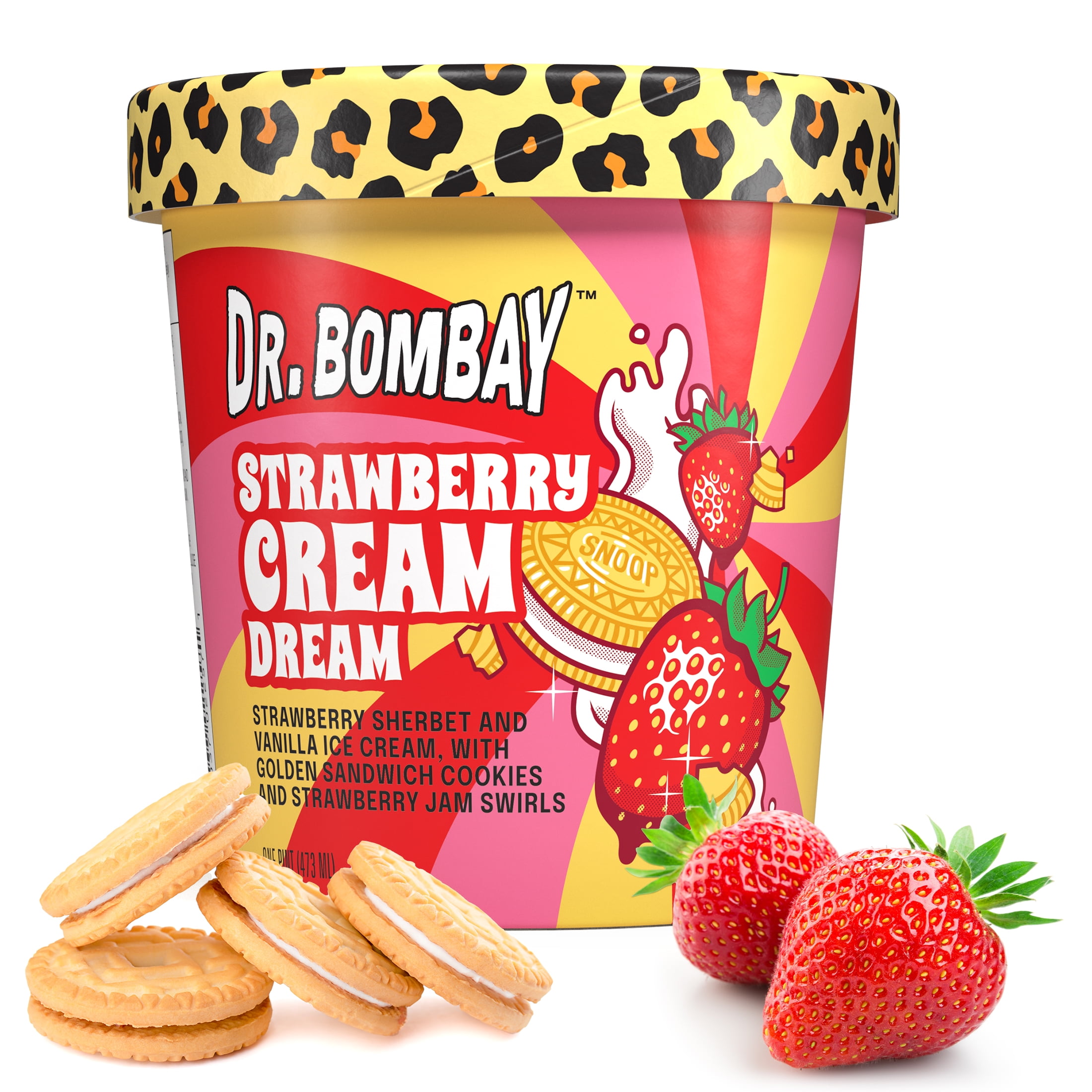 Dr. Bombay Strawberry Cream Dream - 1 Pint