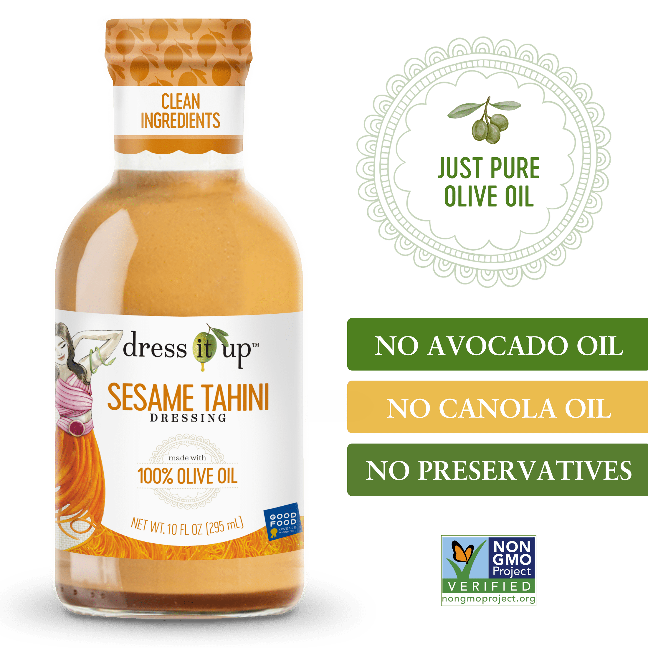 Dress It Up Dressing Sesame Tahini Dressing, 10 fl oz