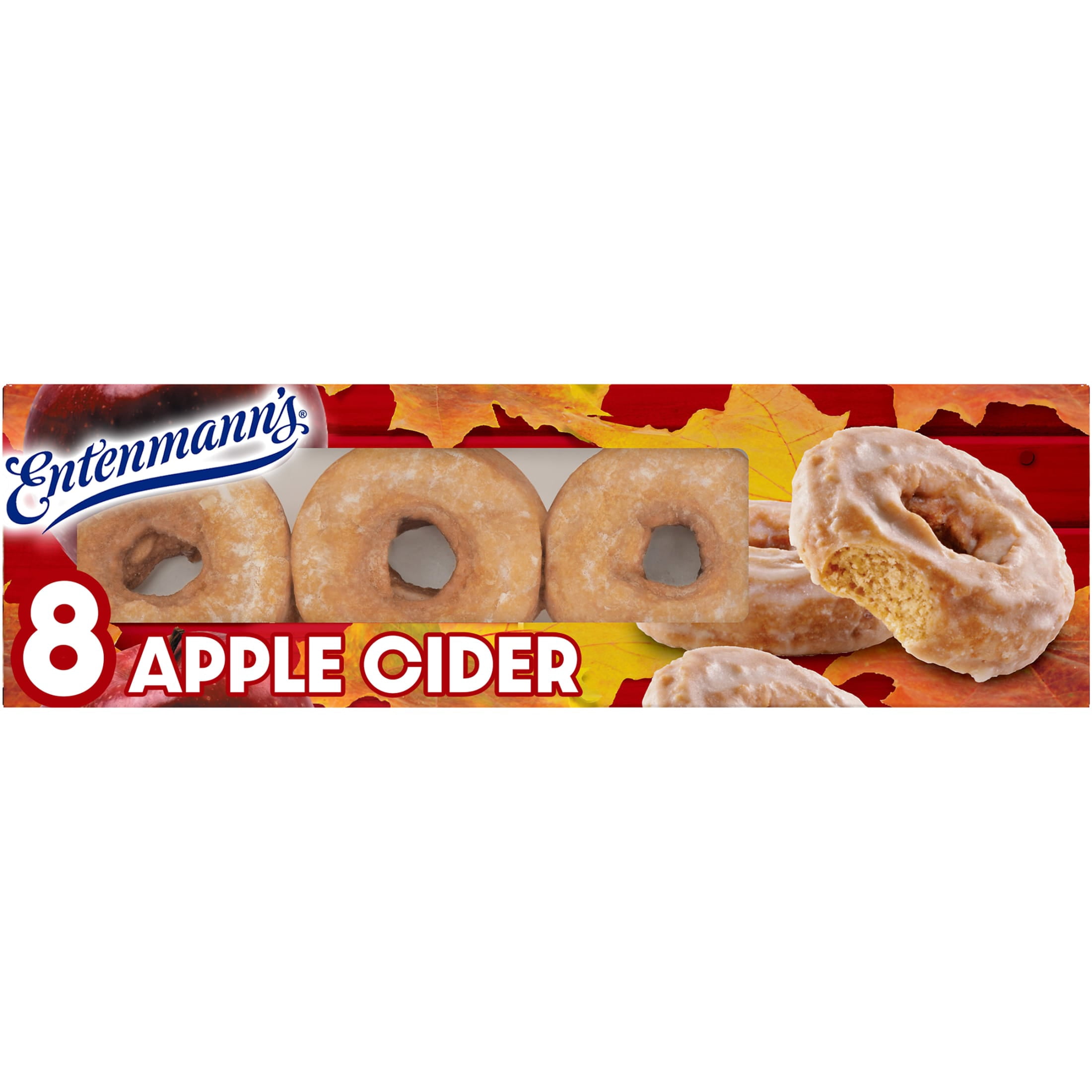Entenmann's Classic Apple Cider Donuts, 8 count, 14.5 oz
