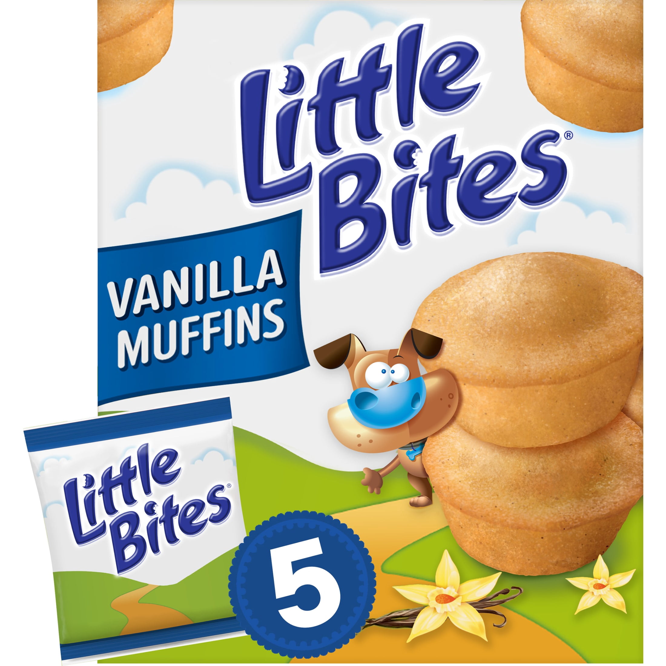 Entenmann's Little Bites Vanilla Mini Muffins, 5 packs, 7.5 oz