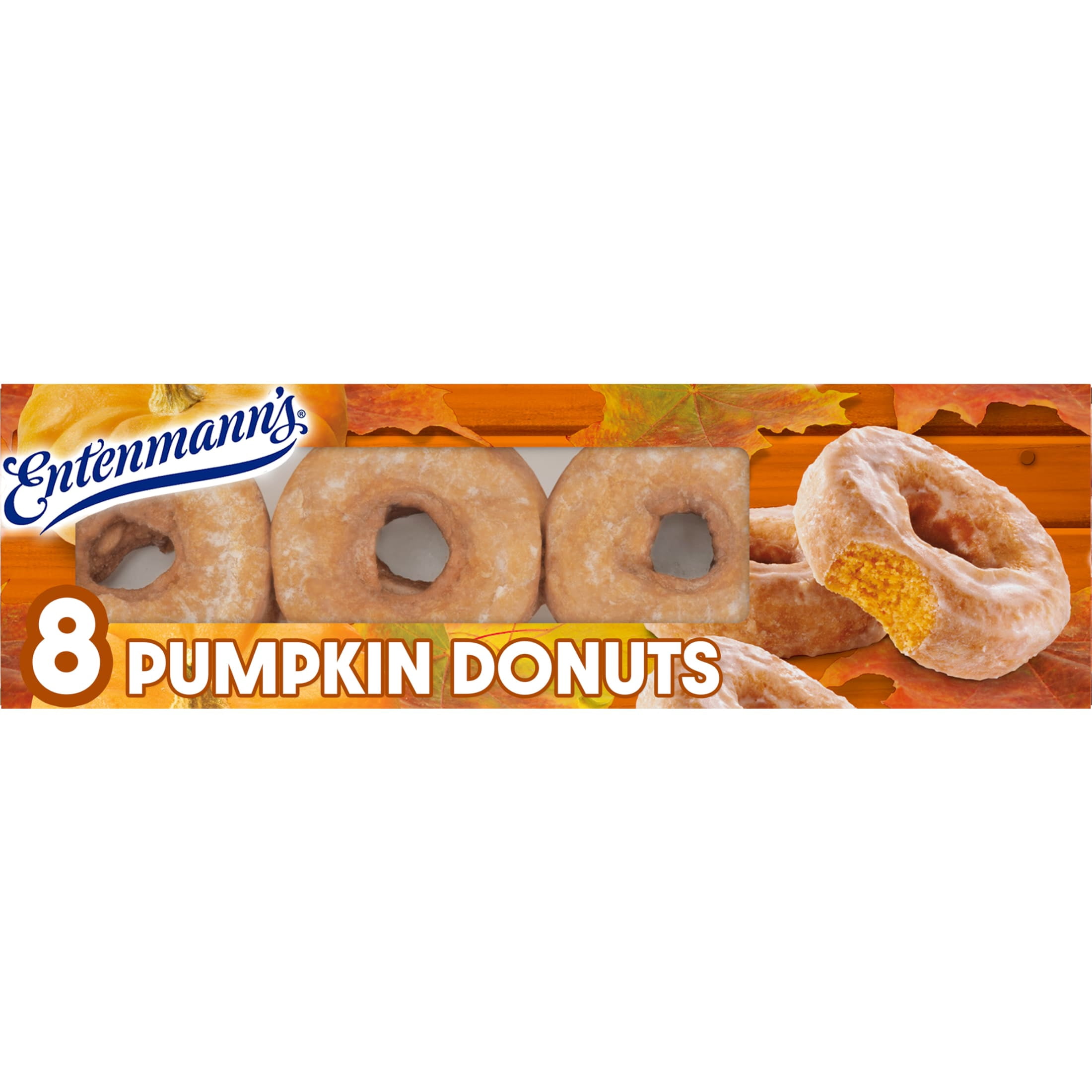 Entenmann's Classic Pumpkin Donuts, 8 count, 14.5 oz