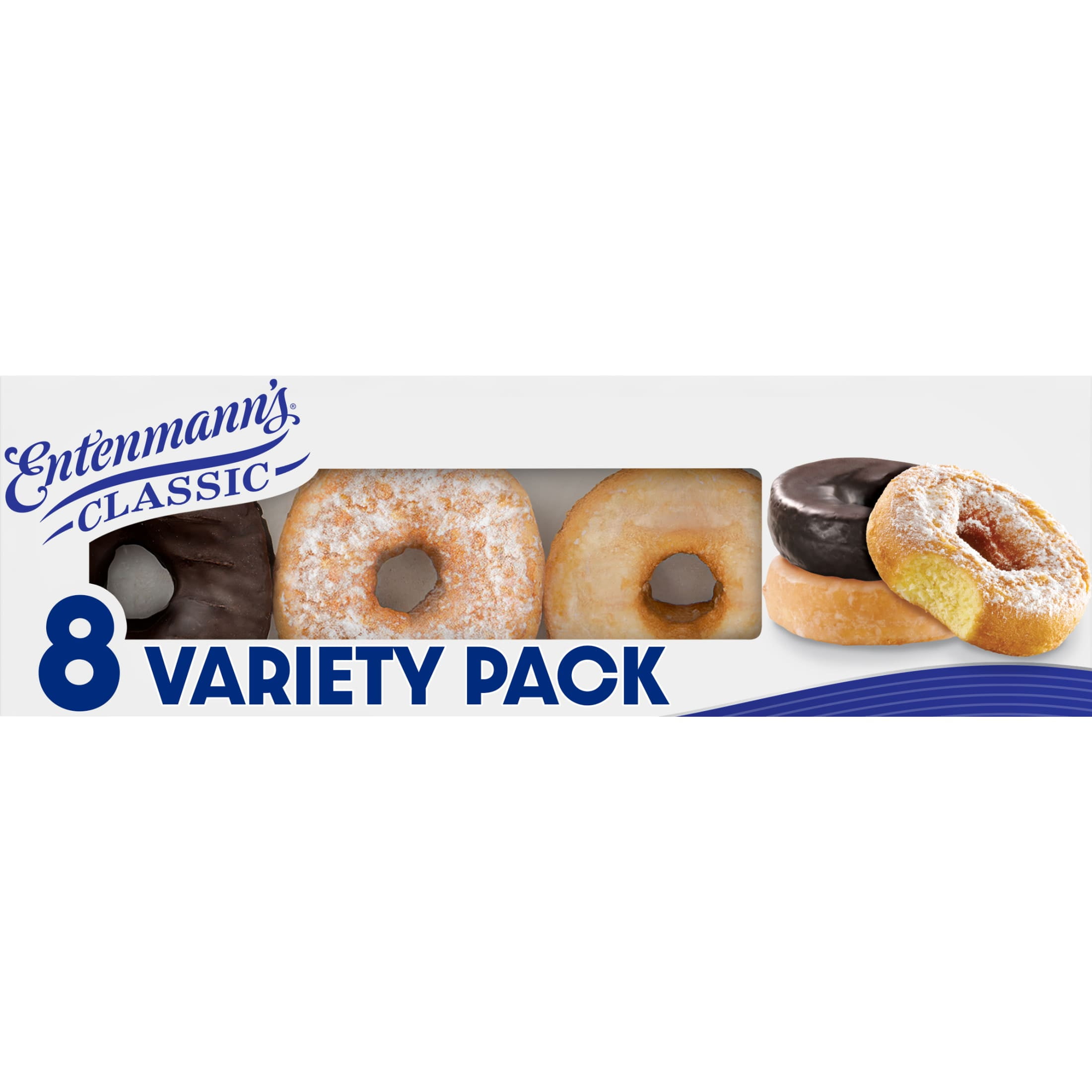 Entenmann's Classic Assorted Donuts, 8 count, 14.25 oz
