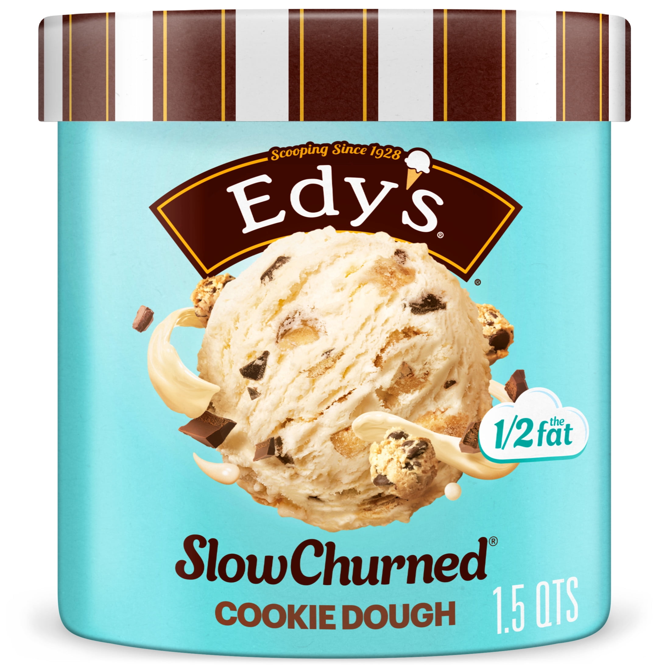 Edys/Dreyers Slow Churned Cookie Dough Light Ice Cream, 1.5 Qt