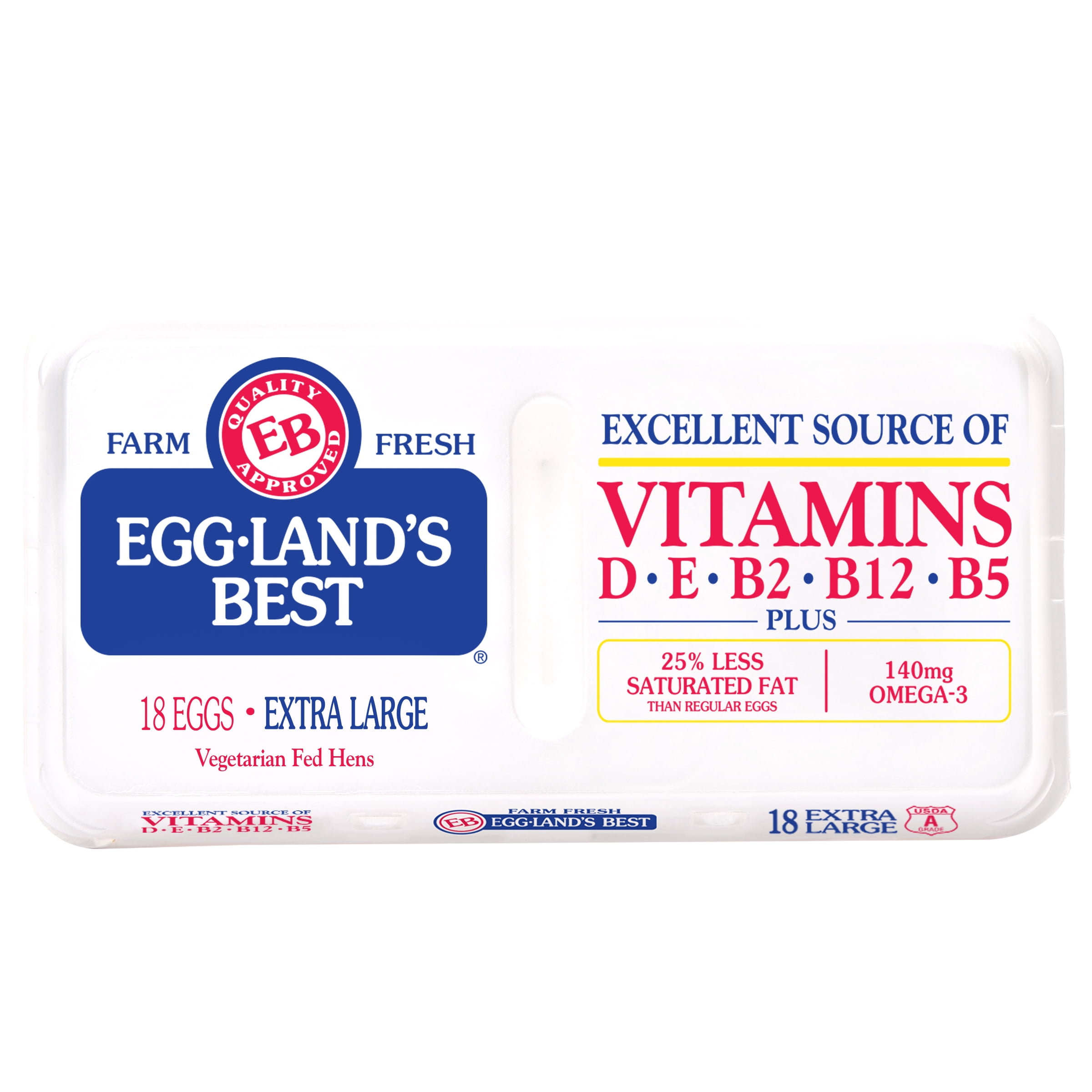 Eggland's Best Extra Large White Eggs, 18 Count