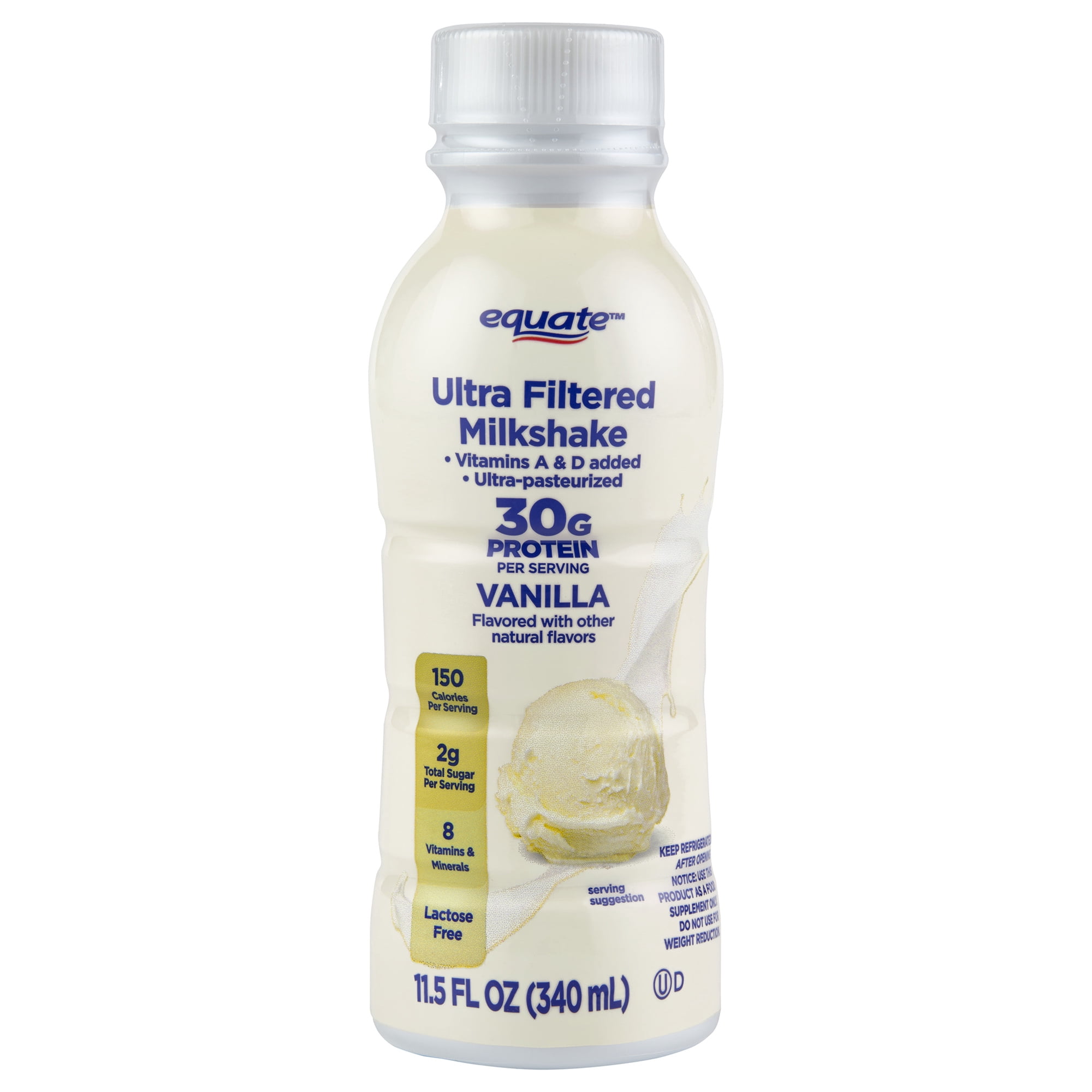 Equate Ultra-Filtered Milk Protein Shake 30g - Vanilla 1pk