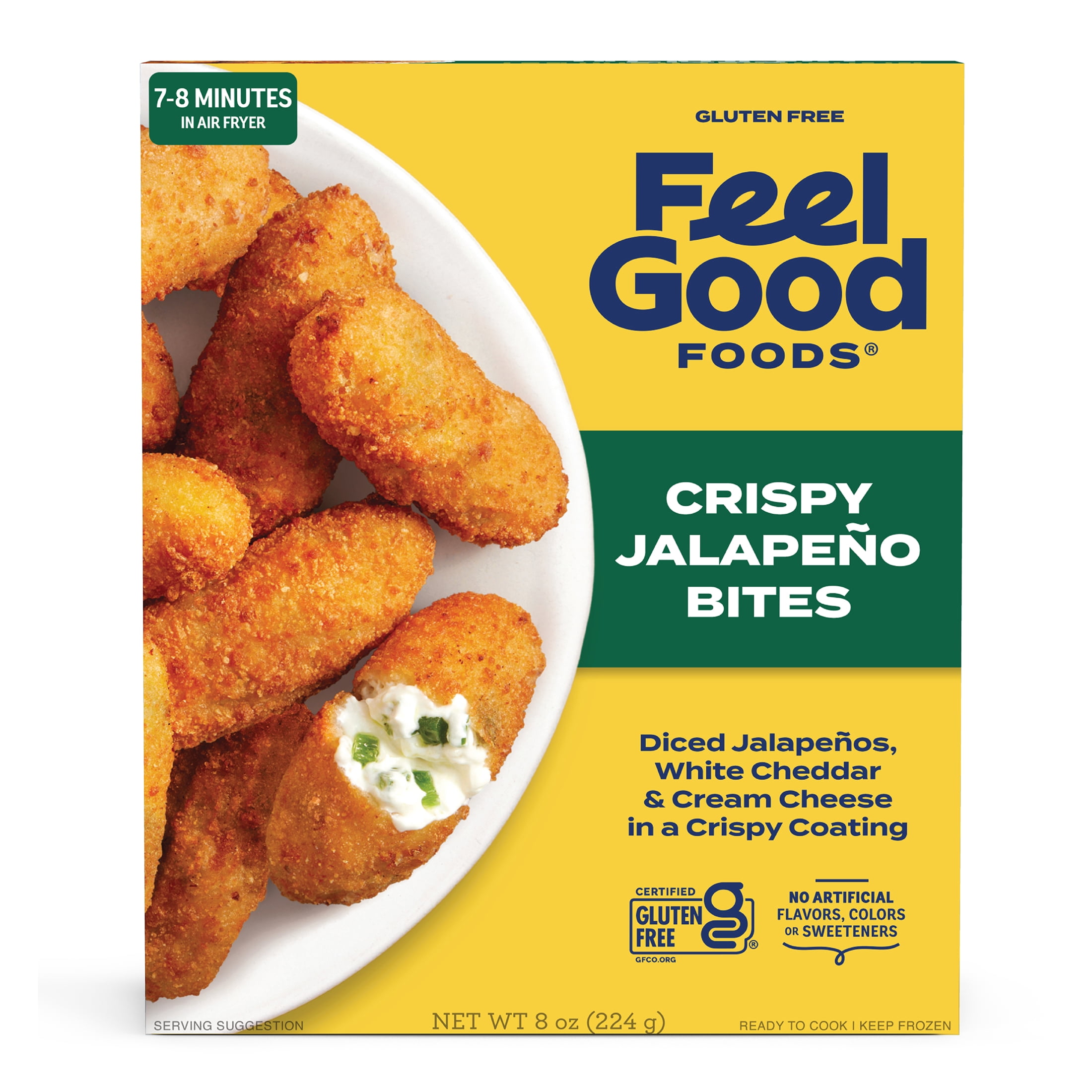 Feel Good Foods Gluten Free Crispy Jalapeo Bites - 8 Ounce