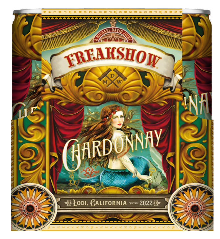 Freakshow Chardonnay California White 4pk