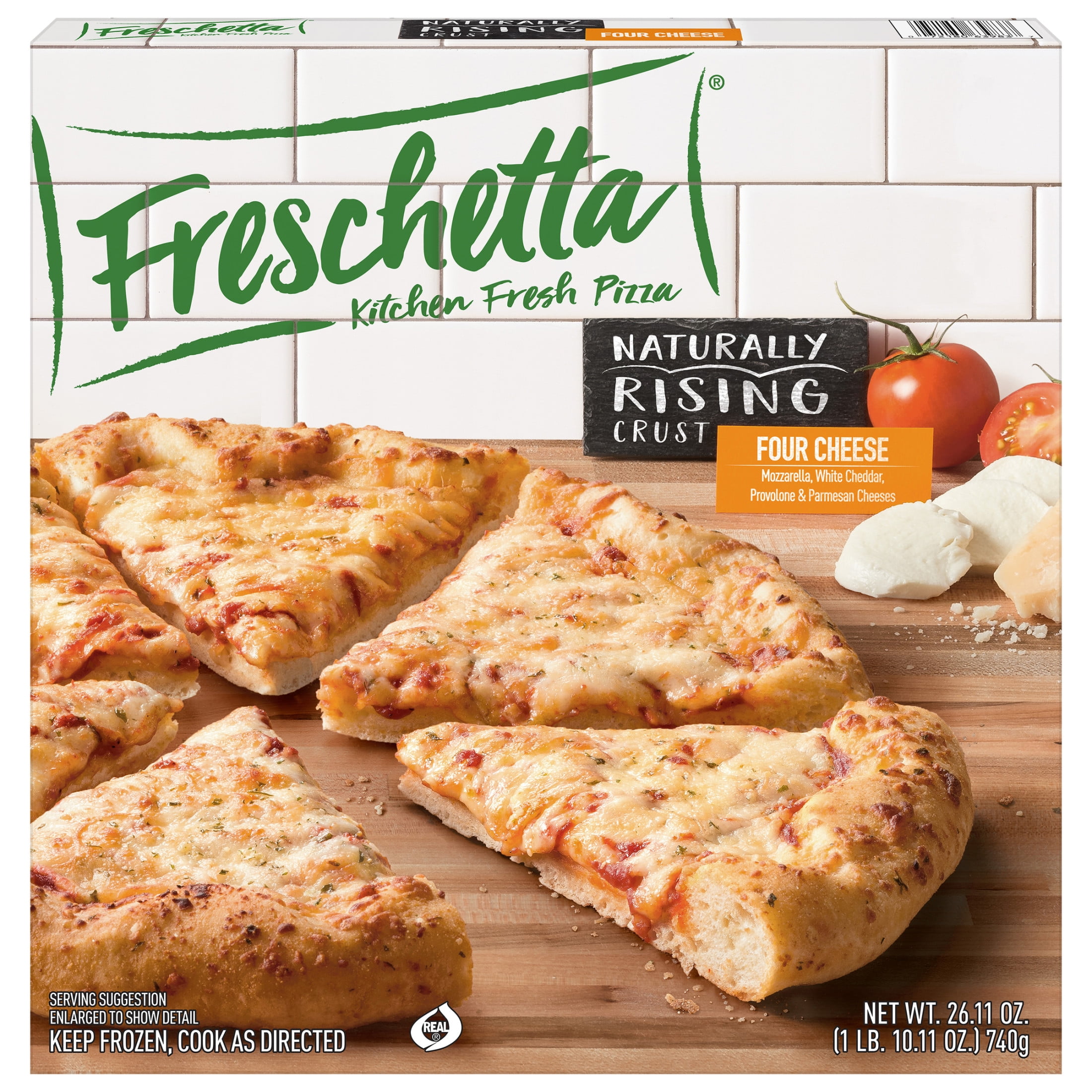 Freschetta Four Cheese Medley Naturally Rising Crust Frozen Pizza, 26.11 oz
