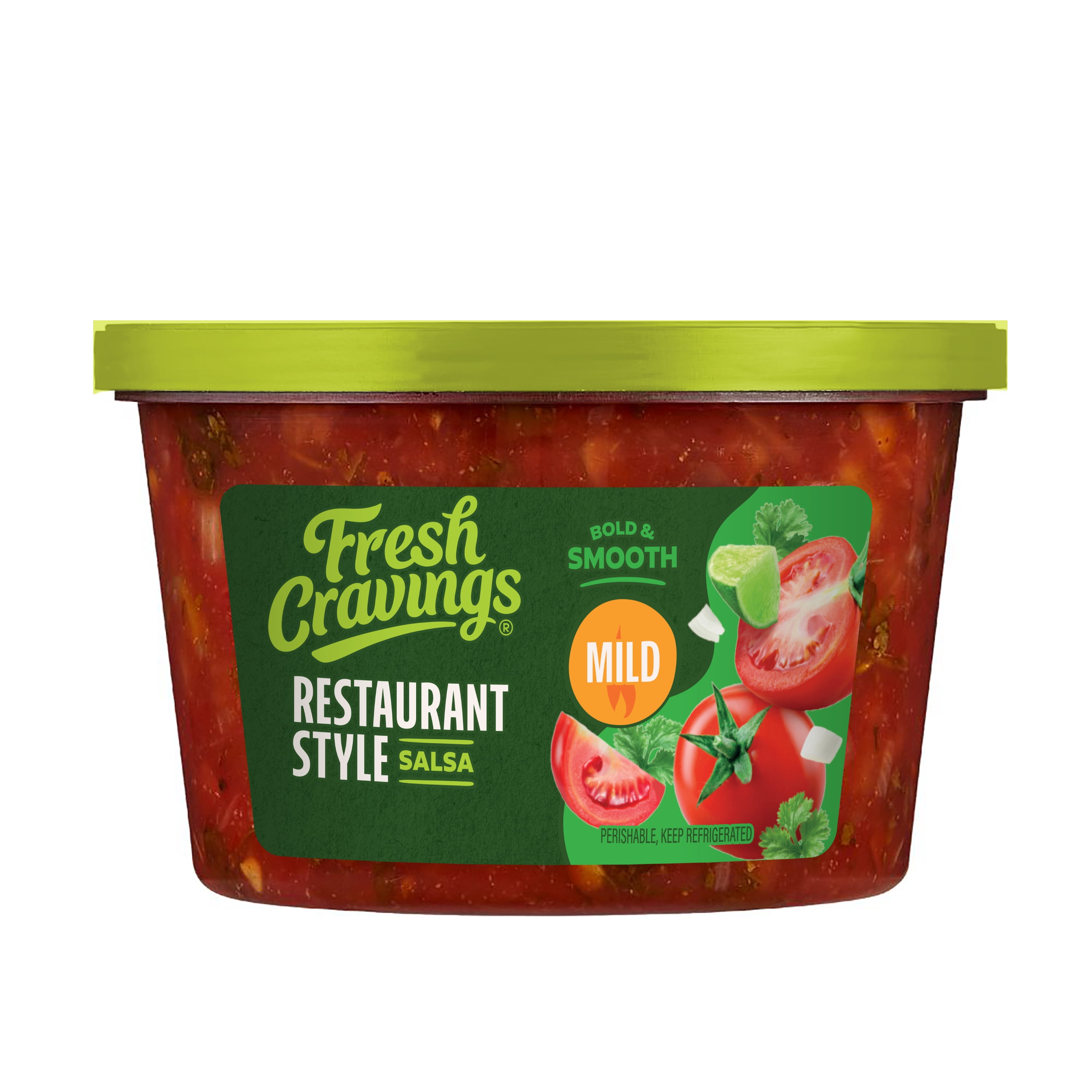 Fresh Cravings Restaurant Style Mild Salsa, 16 oz, Refrigerated