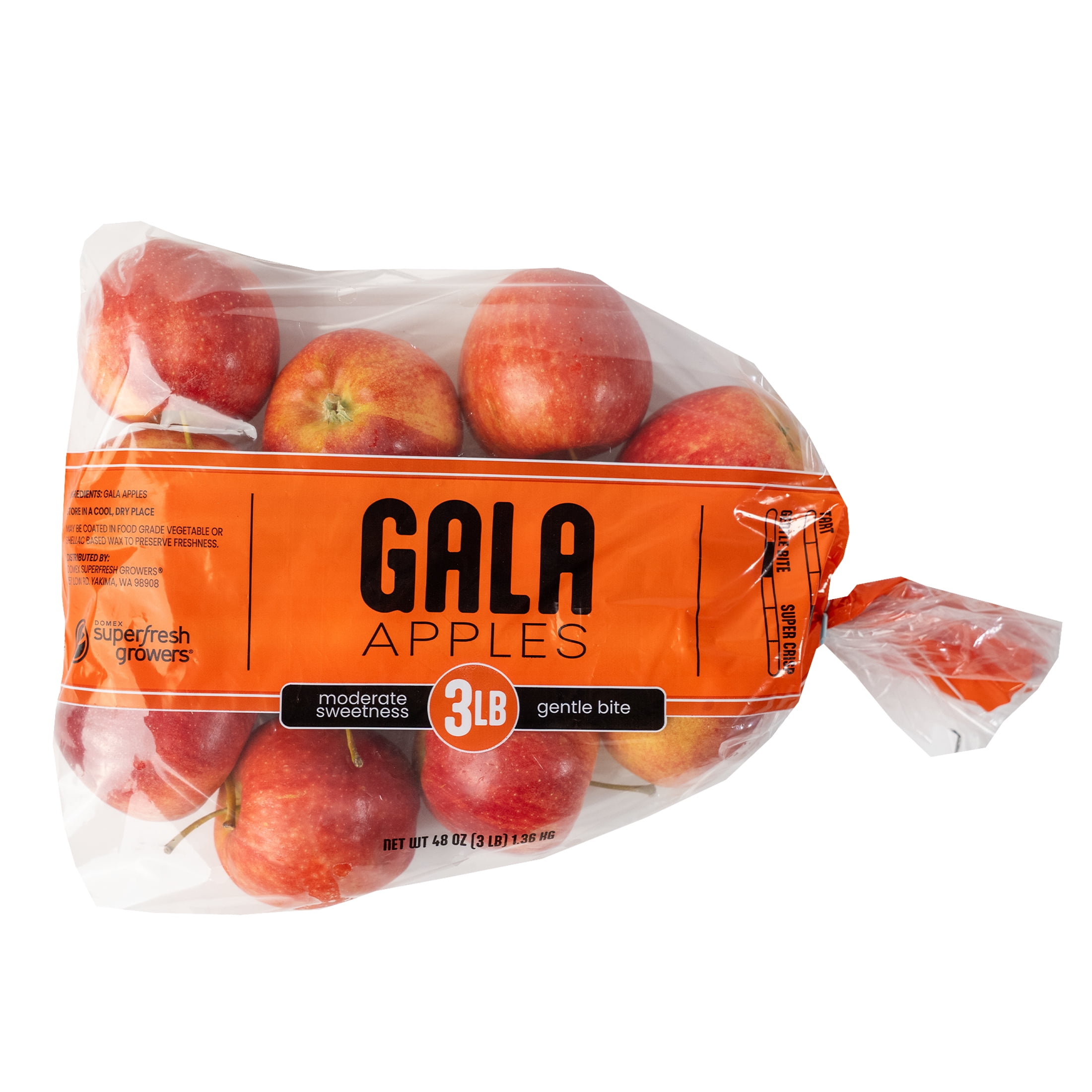 Fresh Gala Apples, 3 lb Bag