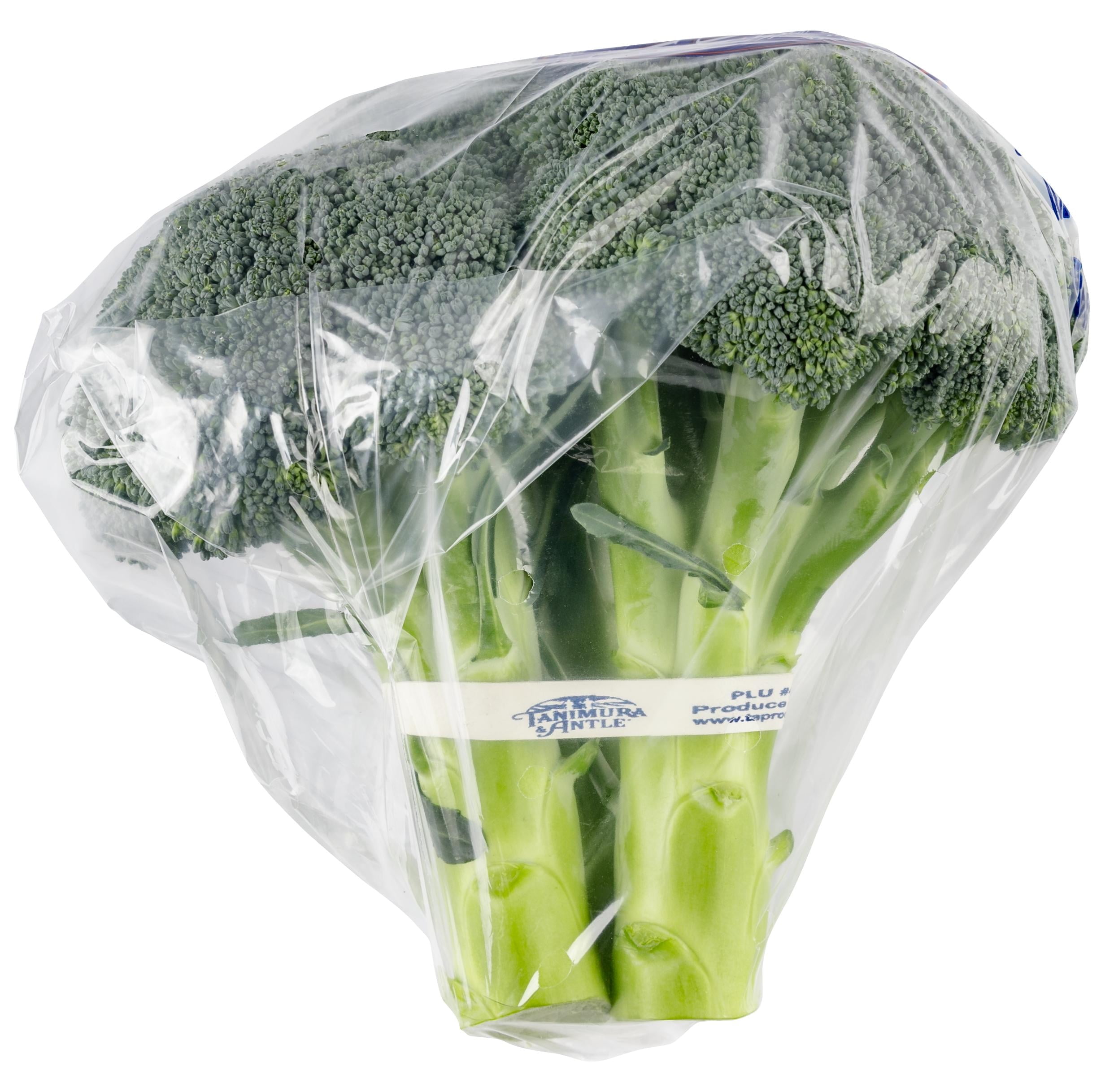 Fresh Green Whole Broccoli Bunch, 1 Bunch Wrapped
