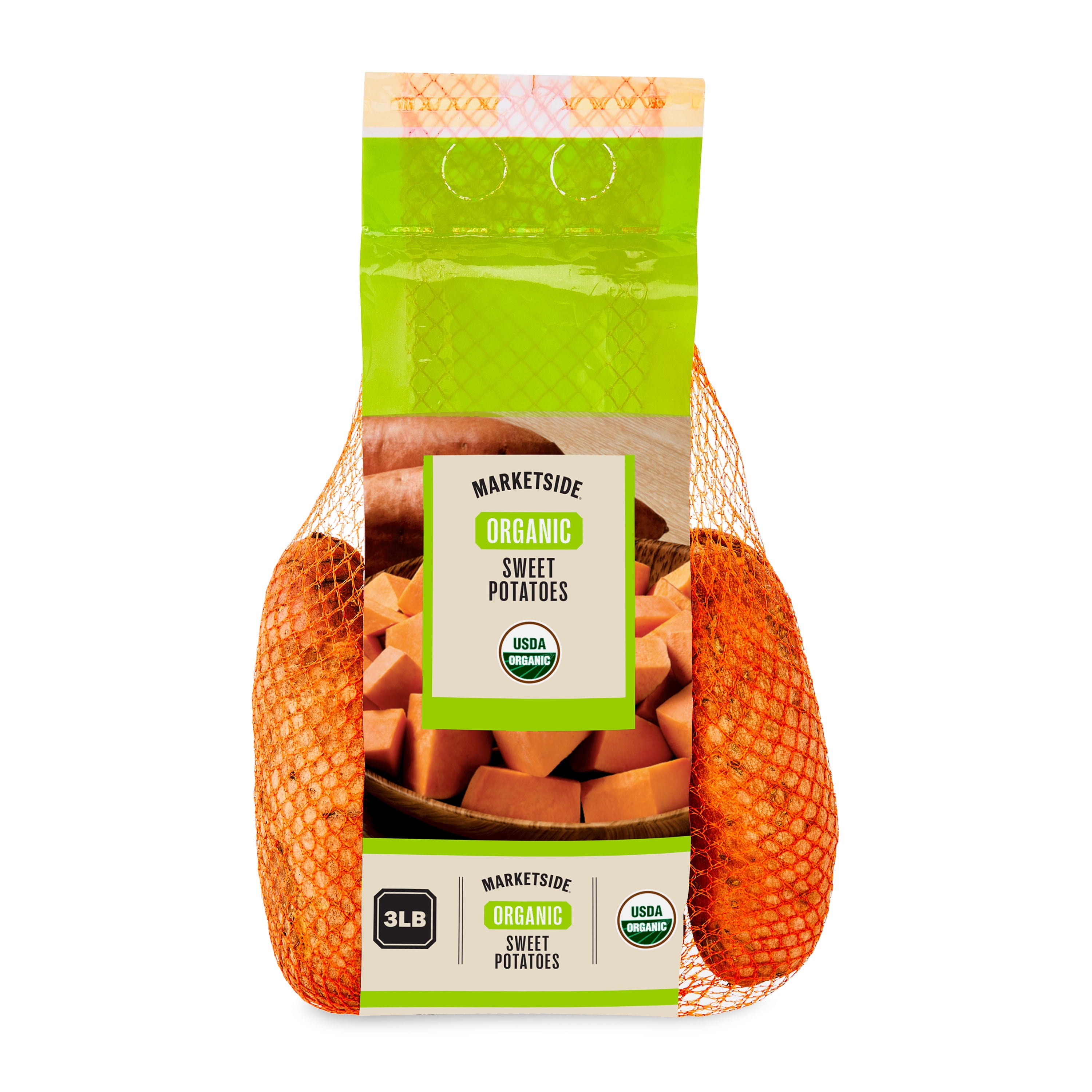 Fresh Organic Sweet Potatoes, 3 lb Bag