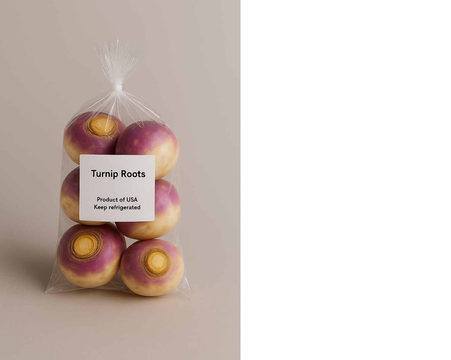 Fresh Whole Turnip Root 1 lb Bag, Fresh Produce