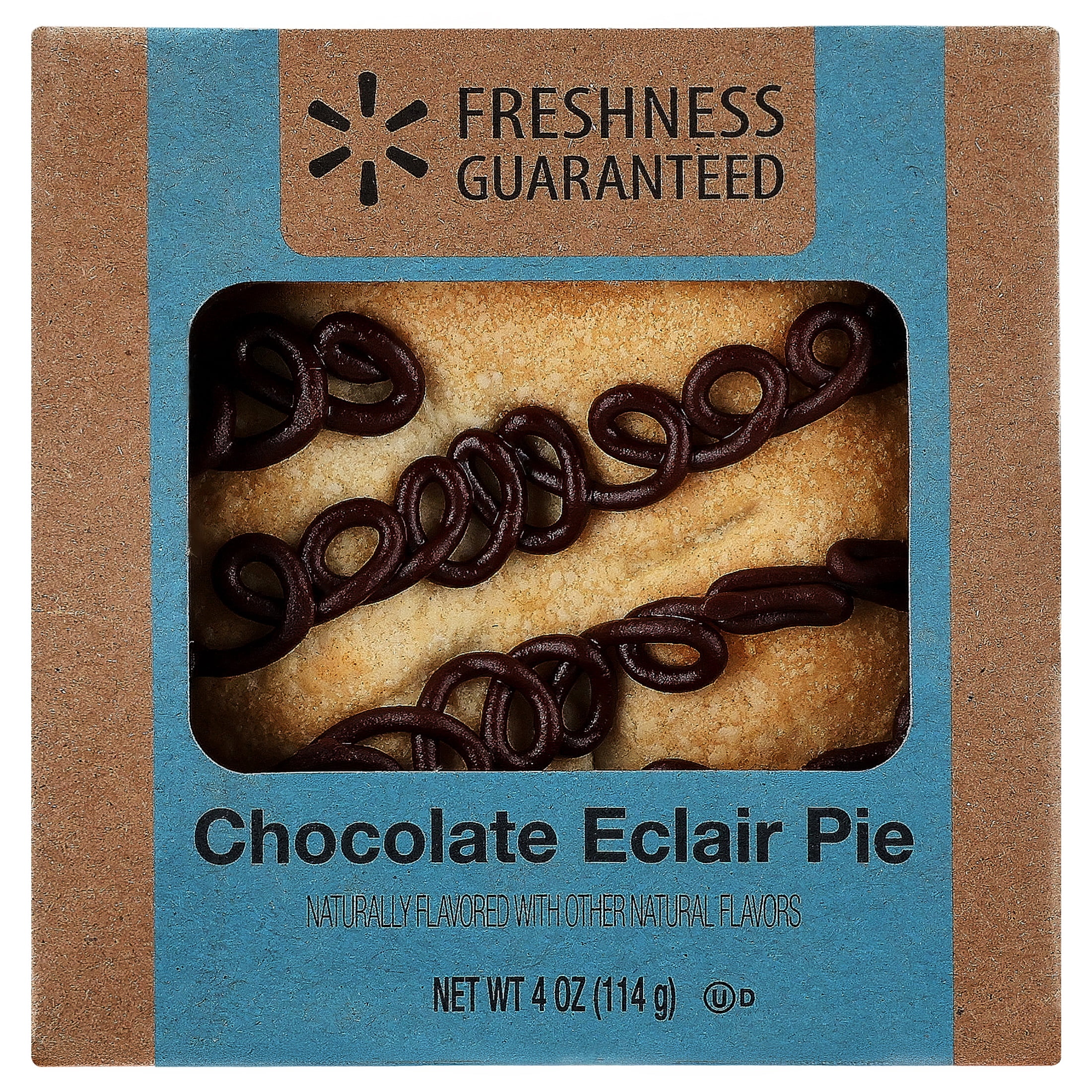 Freshness Guaranteed 4-inch Chocolate clair Mini Baked Pie, 4 oz Carton (Shelf Stable)