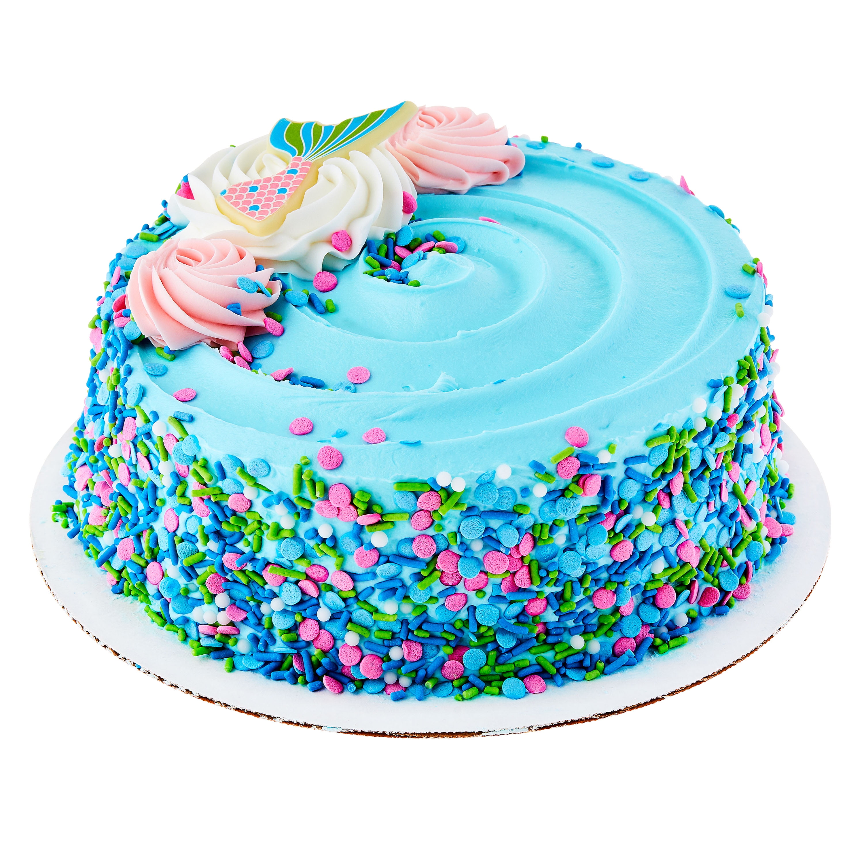 Freshness Guaranteed 7-Inch Color Blast Mermaid Marble Cake, 33 oz (Refrigerated)
