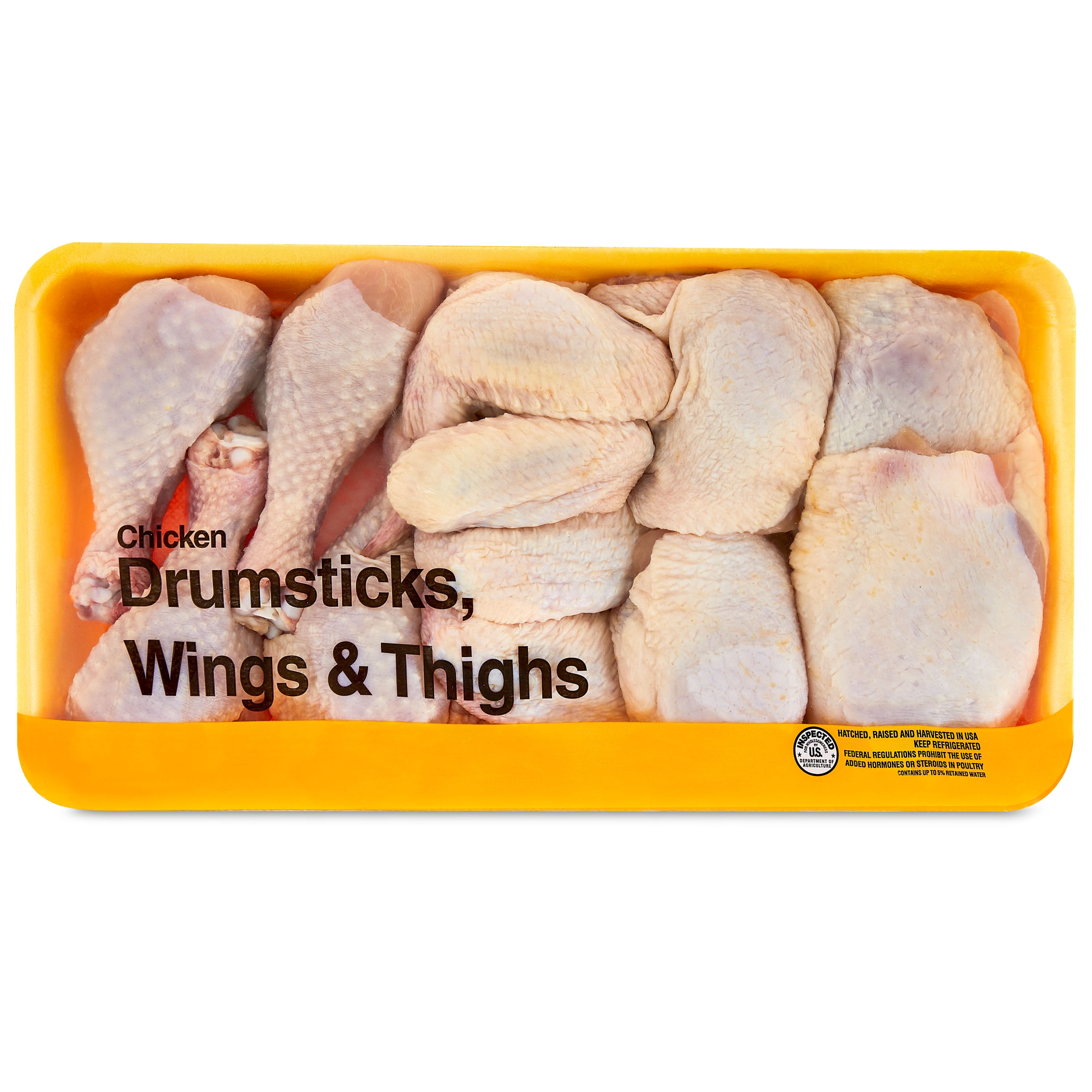 Freshness Guaranteed Bone-in Chicken Thighs, Drumsticks and Wings, 2.8 - 7.0 lb