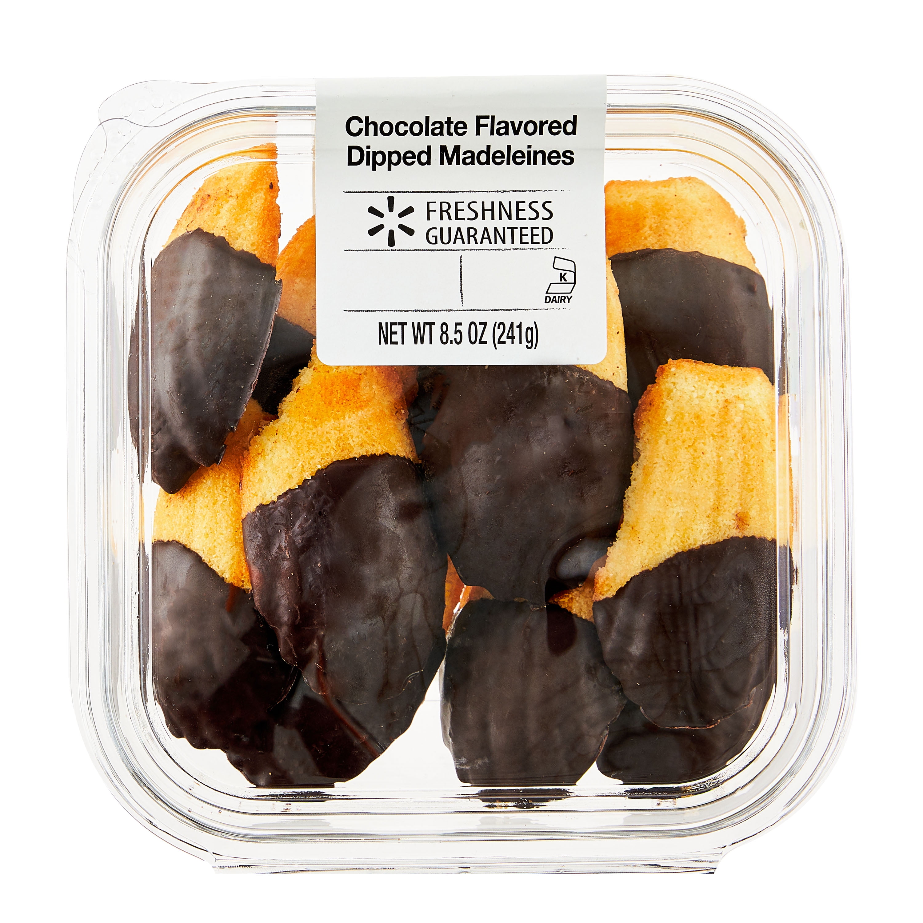 Freshness Guaranteed Chocolate Flavor Dipped Madeleines, 8.5 oz, 10 Count (Ready To Eat)