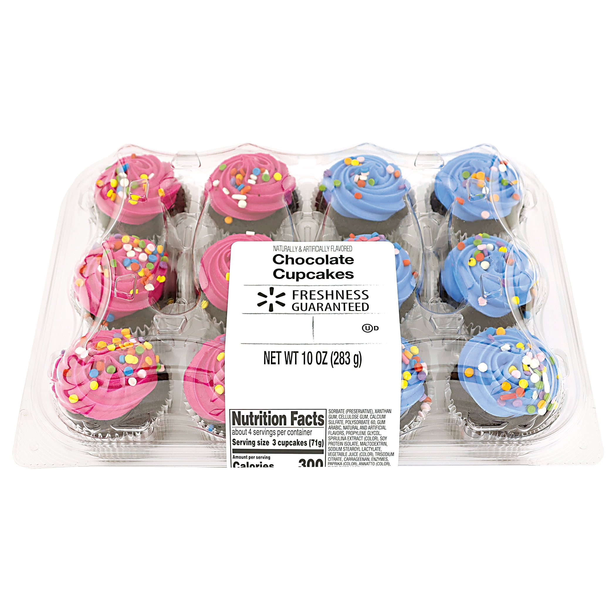 Freshness Guaranteed Chocolate Mini Cupcakes, 10 oz, 12 Count