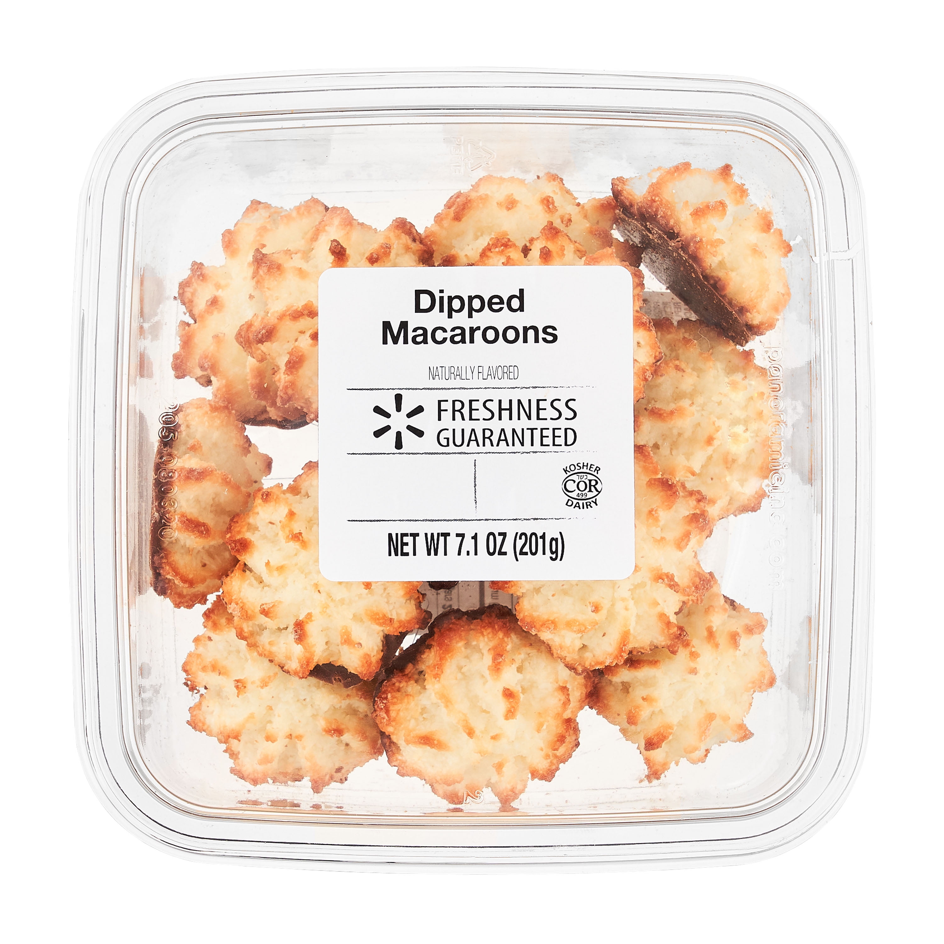 Freshness Guaranteed Dipped Macaroon Baked Cookies, 7.1 oz, 13 Count (Shelf-Stable)