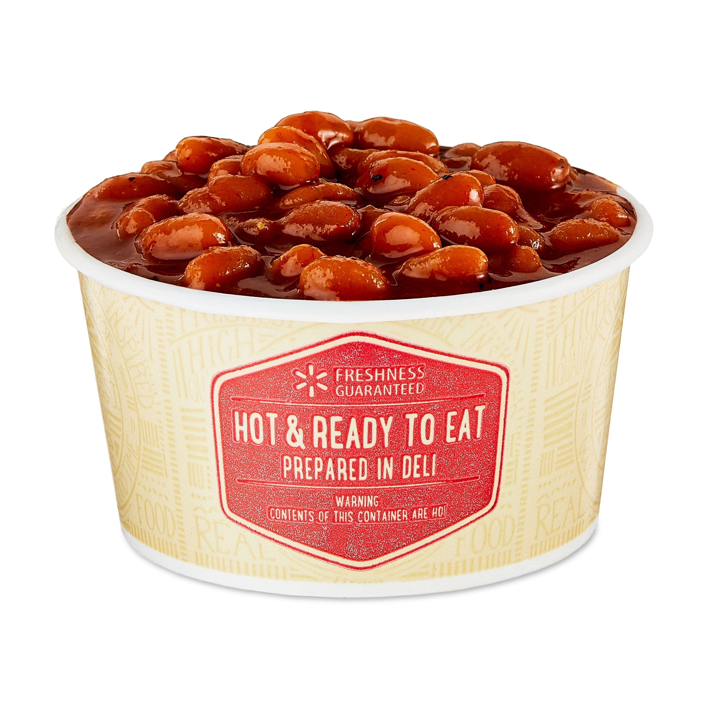 Freshness Guaranteed Hot and Ready-to-Eat BBQ Baked Beans, Single Side Serving, 4 oz, 1 Count