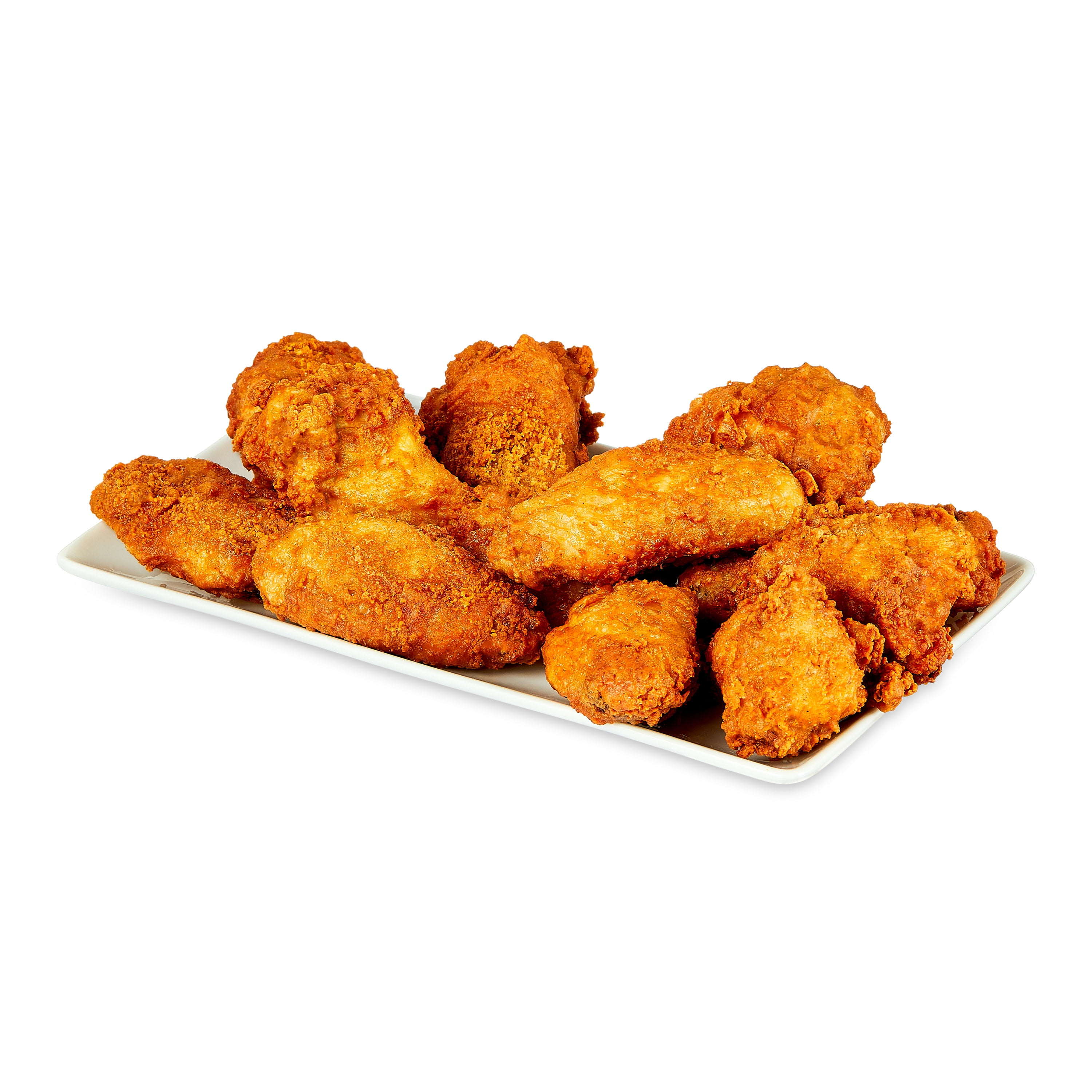 Freshness Guaranteed Hot and Ready-to-Eat Breaded Bone-in Chicken Wings, 12 Count