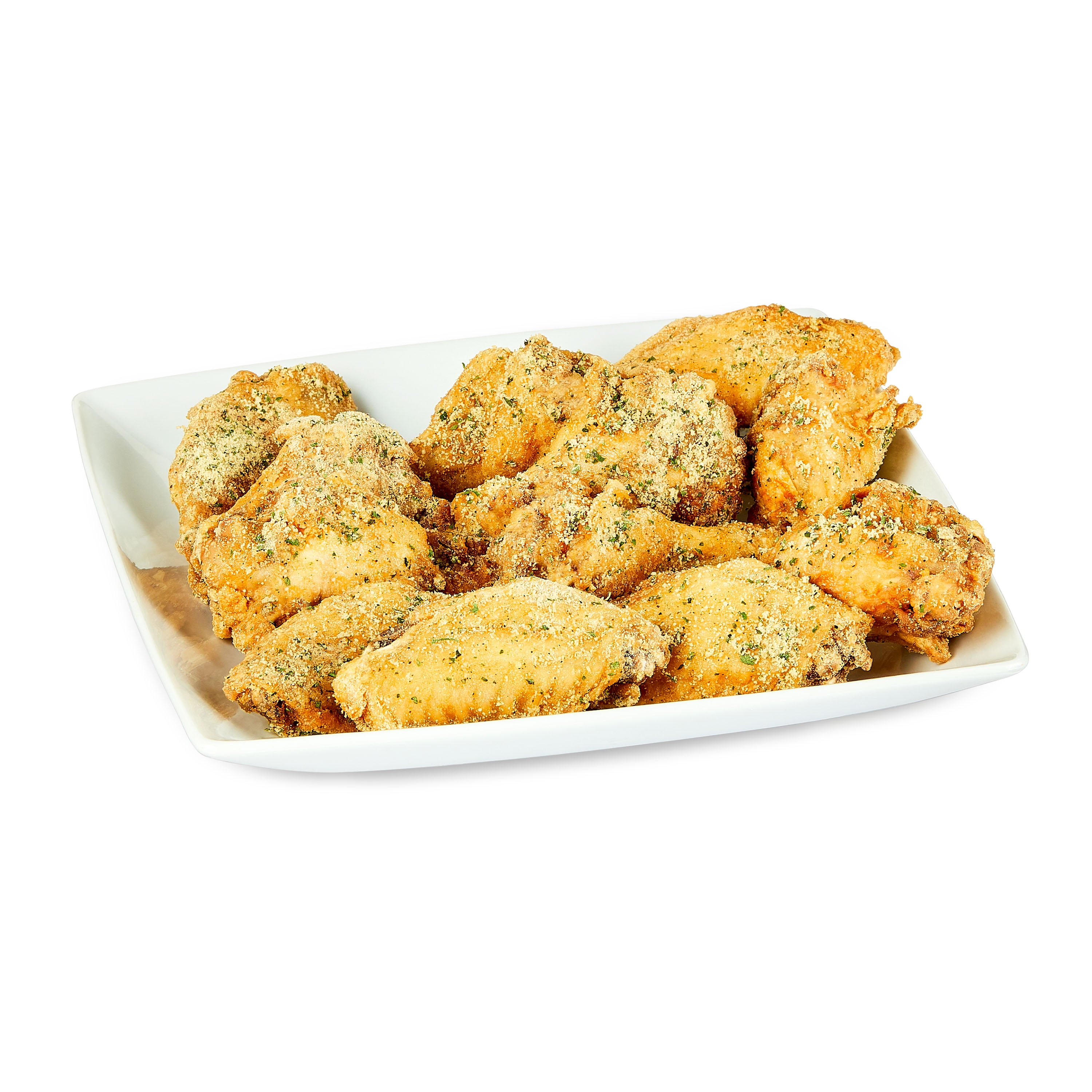 Freshness Guaranteed Fresh, Hot and Ready-to-Eat Breaded Bone-in Ranch Seasoned Jumbo Chicken Wings, 12 Count