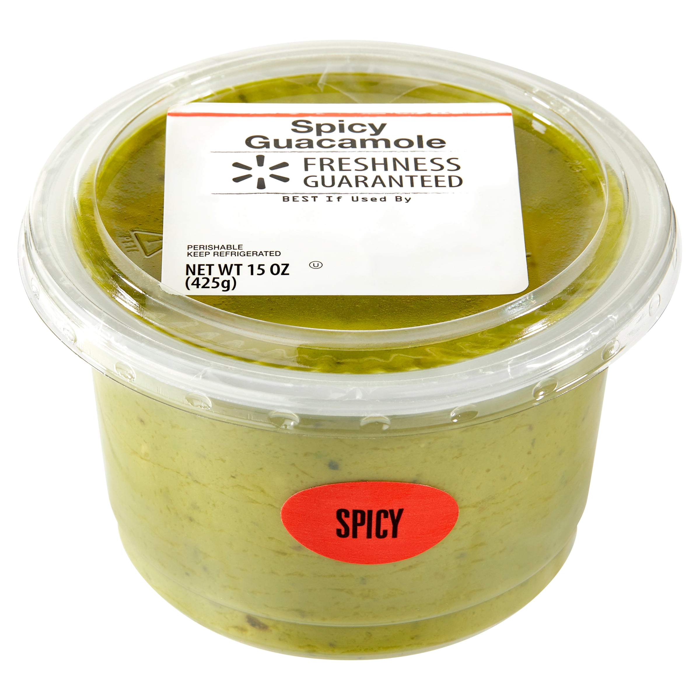 Freshness Guaranteed Spicy Guacamole, 15 oz Tub