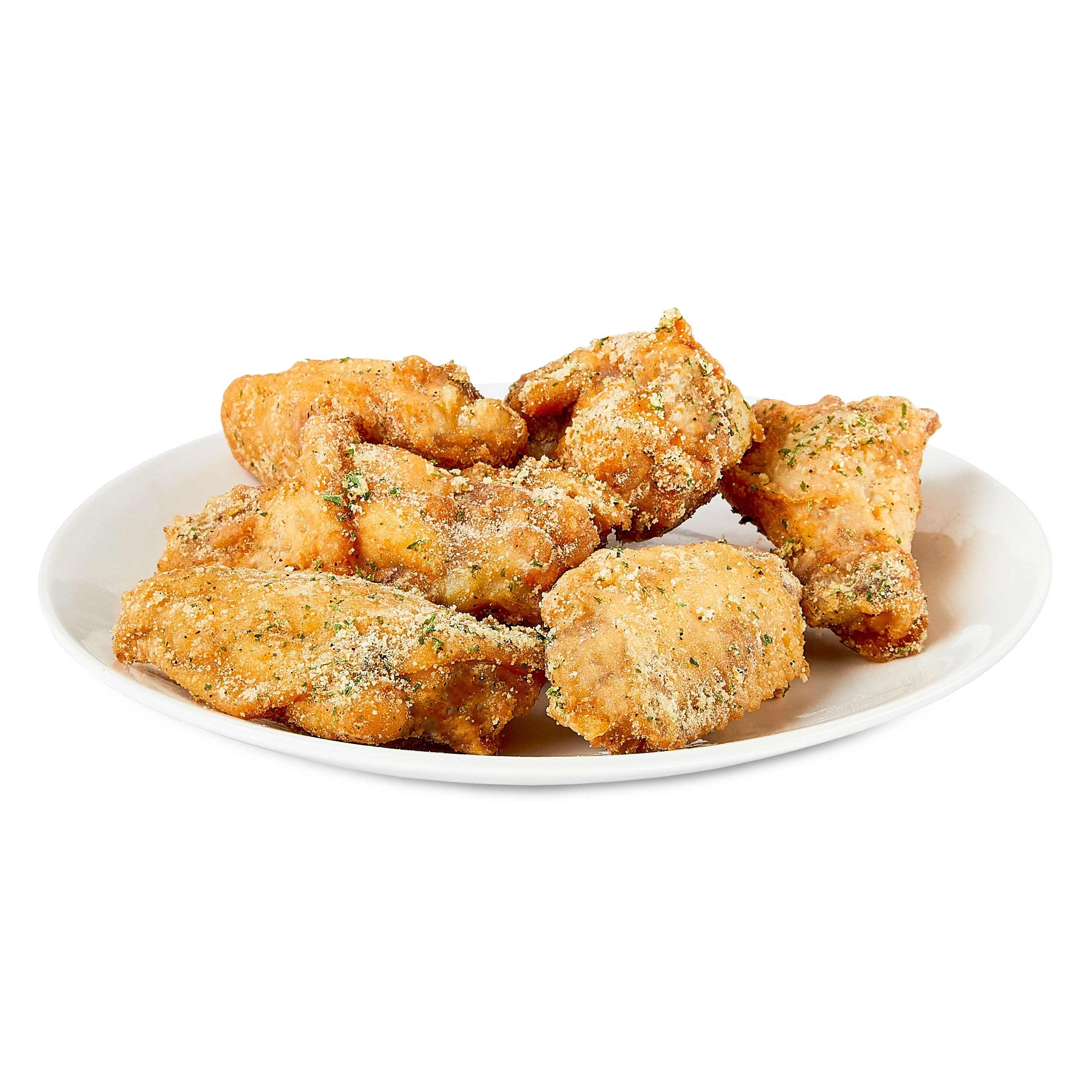 Freshness Guaranteed Hot and Ready-to-Eat Breaded Bone-in Ranch Seasoned Jumbo Chicken Wings, 6 Count