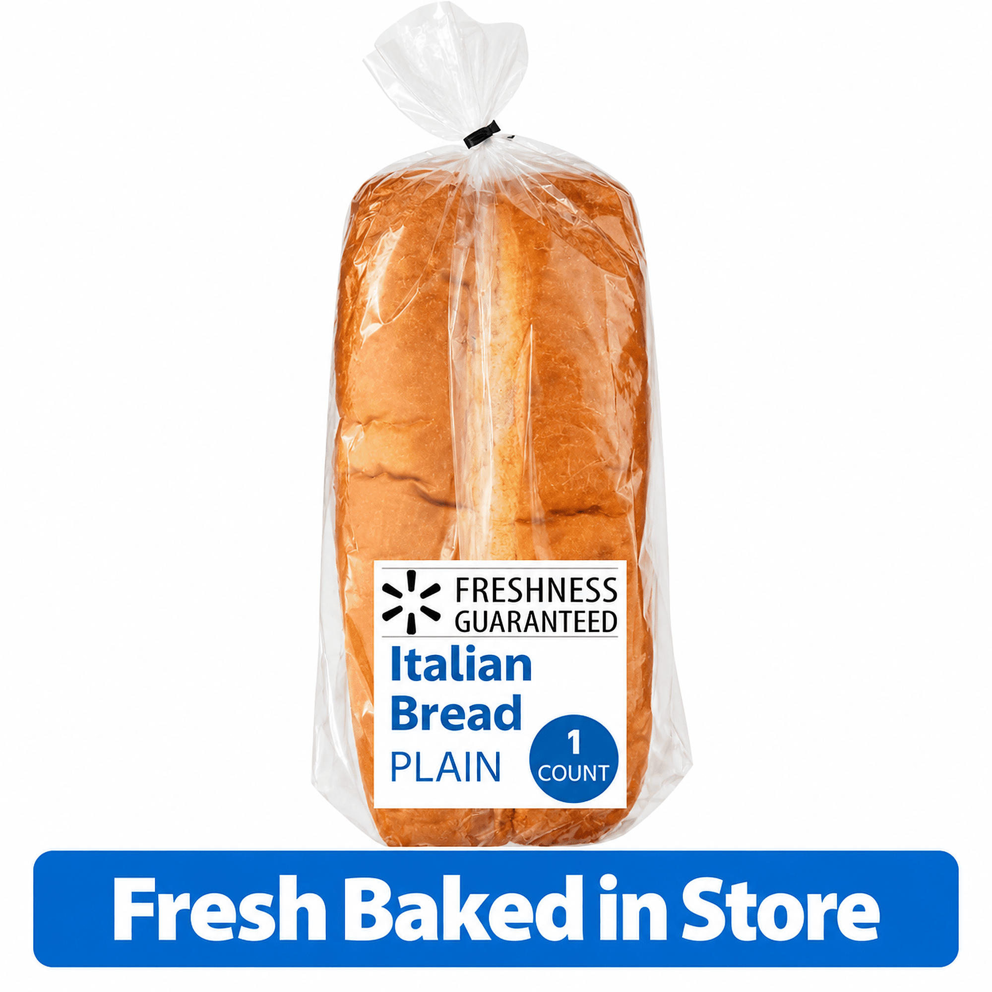 Freshness Guaranteed Italian Bread Loaf, Baked Fresh In-Store, White Bread, 14 oz, 1 Loaf