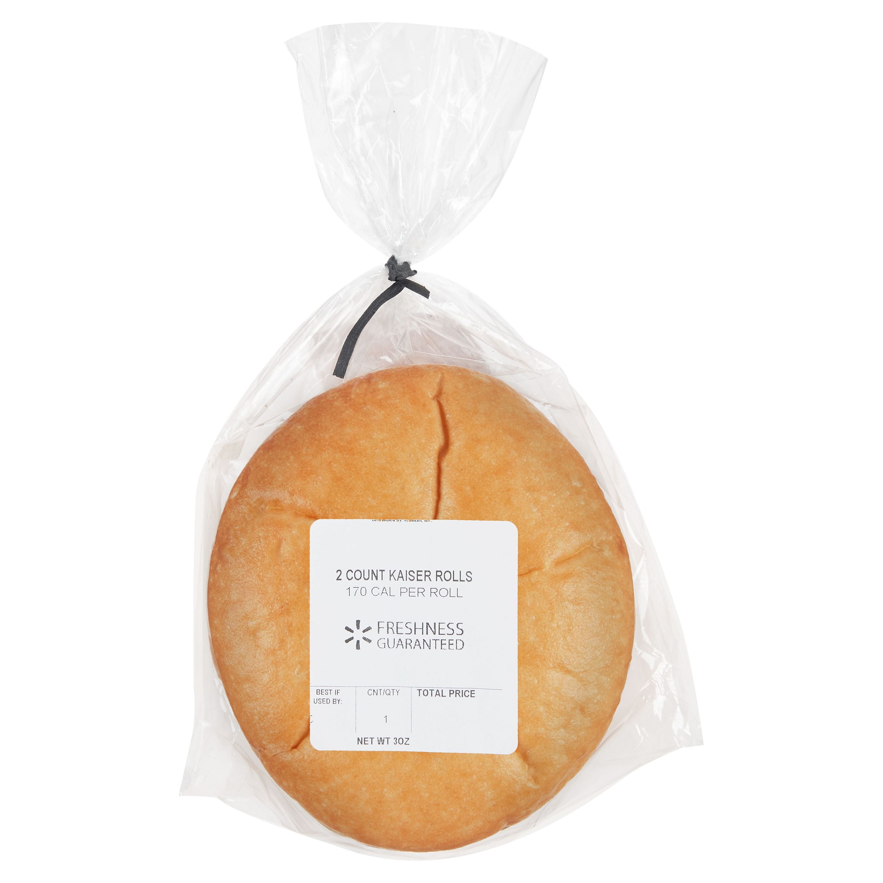 Freshness Guaranteed Kaiser Rolls, Shelf-Stable, Regular, 3 oz, 2 Count