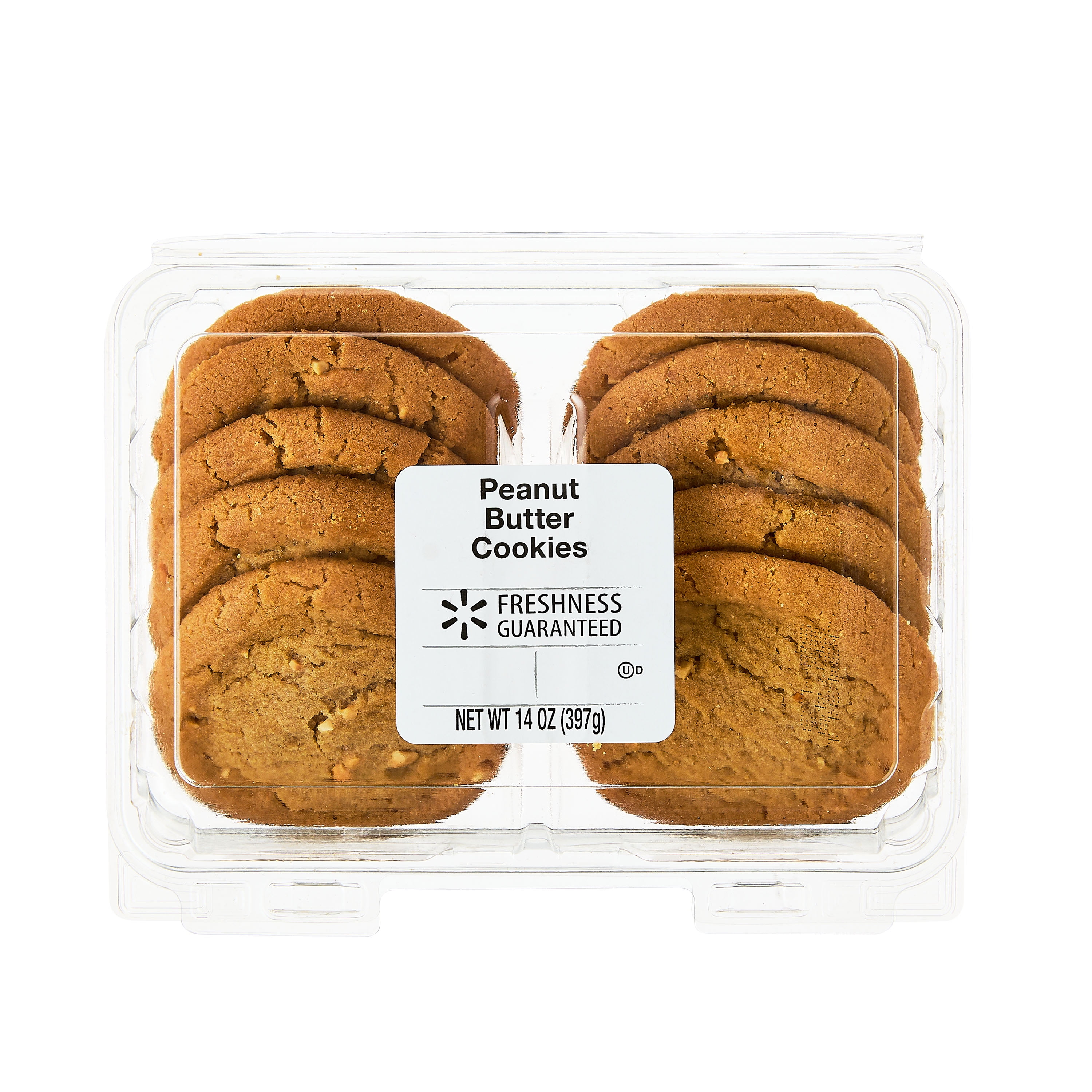 Freshness Guaranteed Peanut Butter Bakery Baked Cookies, 14 oz, 10 Count