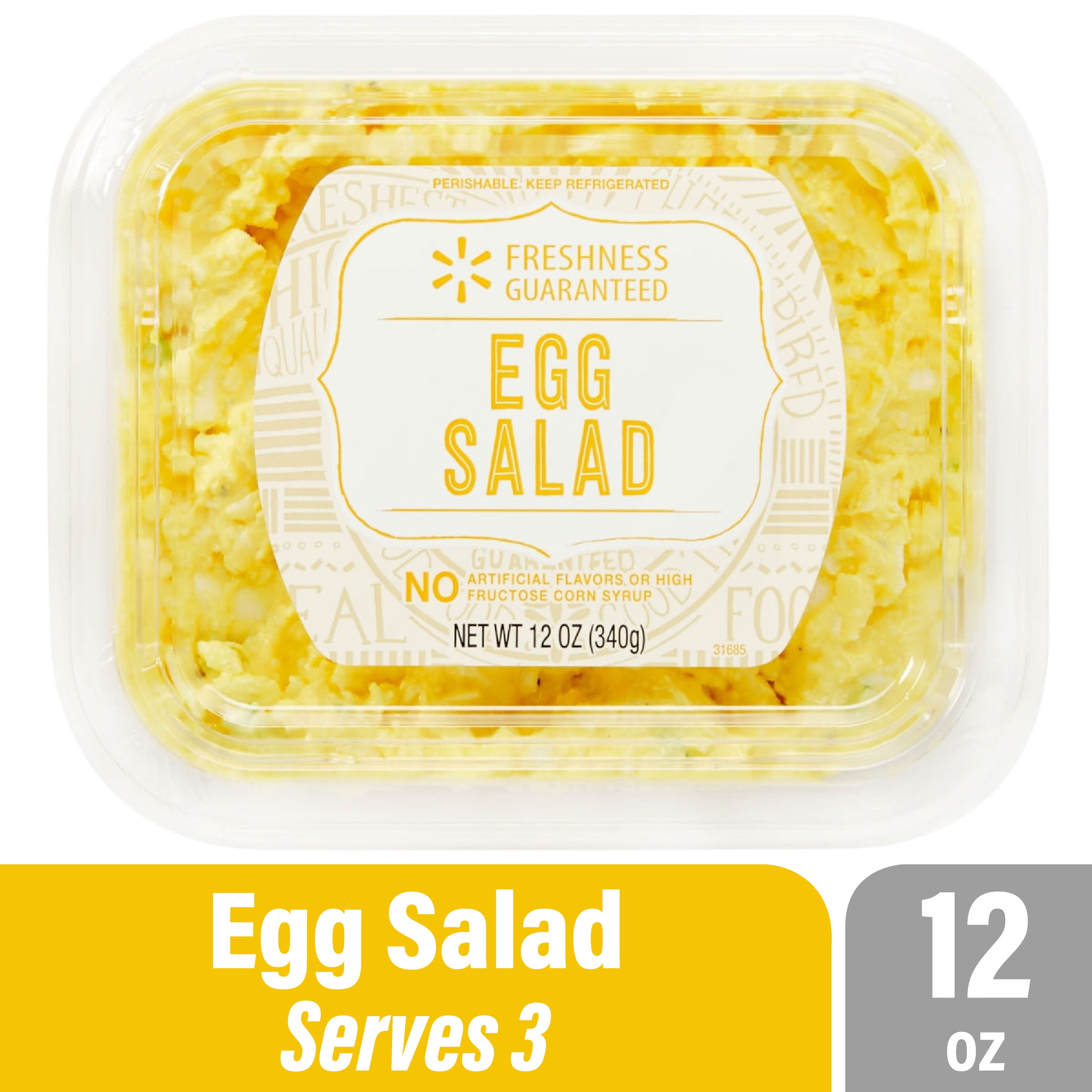 Freshness Guaranteed Premium Egg Salad, Ready to Serve, 12 oz Small Tub (Refrigerated)