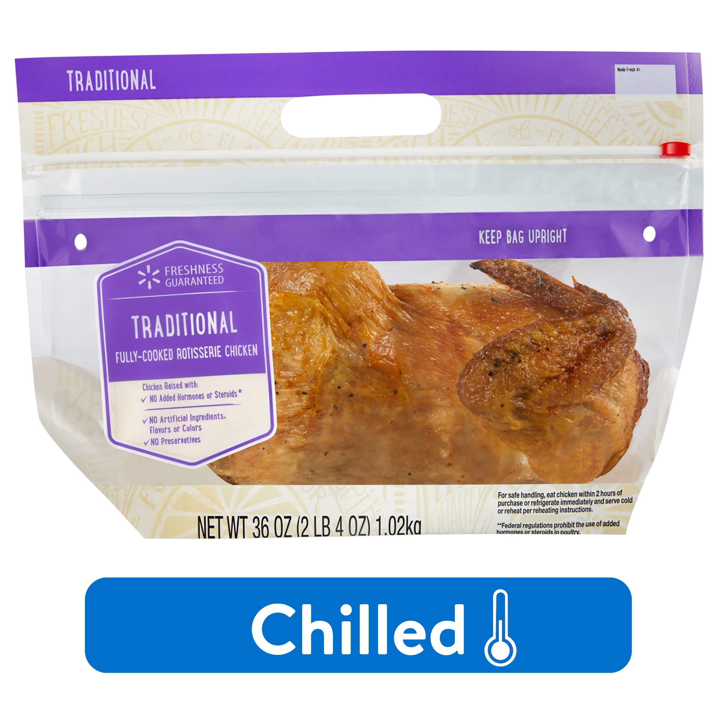 Freshness Guaranteed Traditional Rotisserie Chicken, 36 oz (Chilled)
