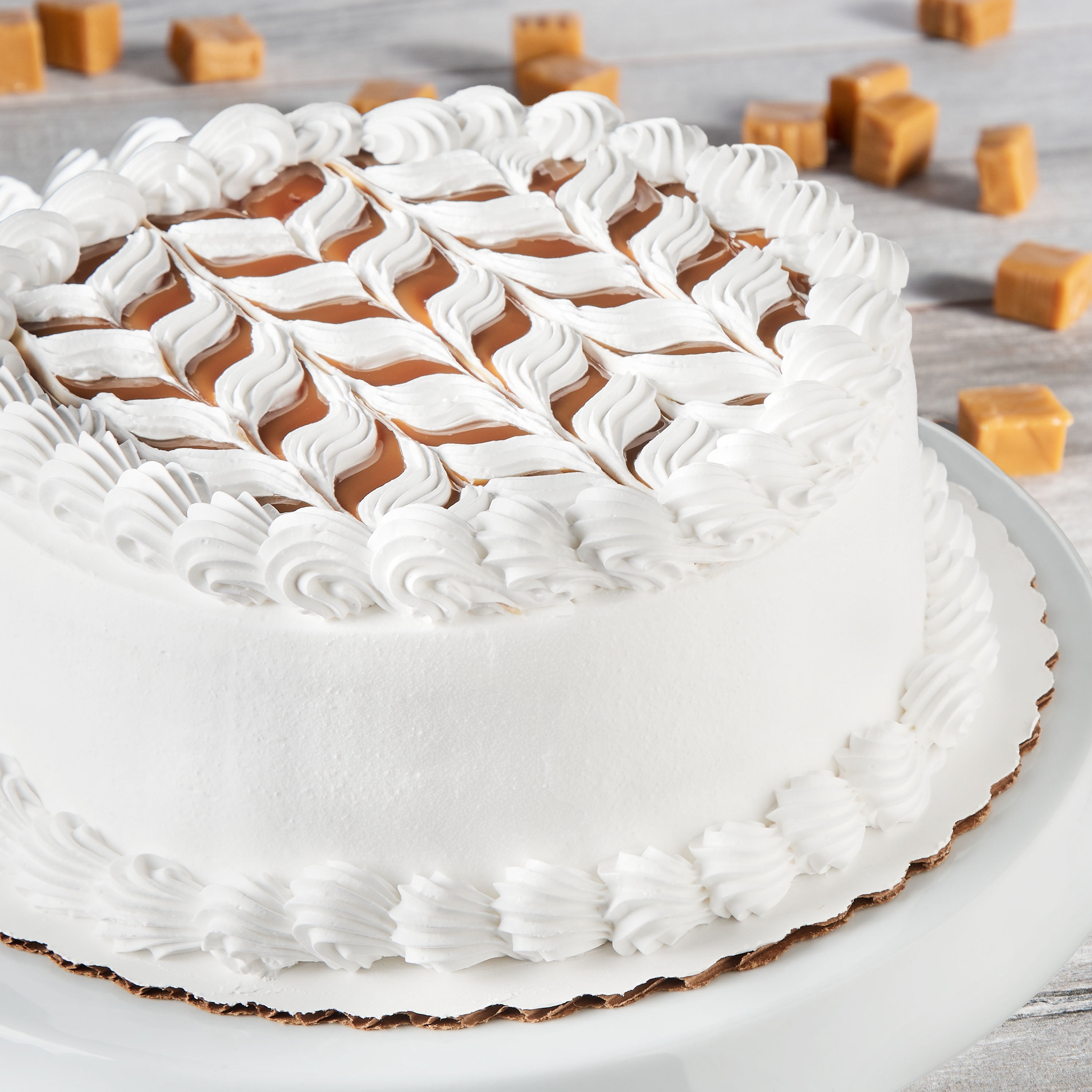 Freshness Guaranteed Tres Leches Cake with Caramel Topping, 8" Round, 50 oz