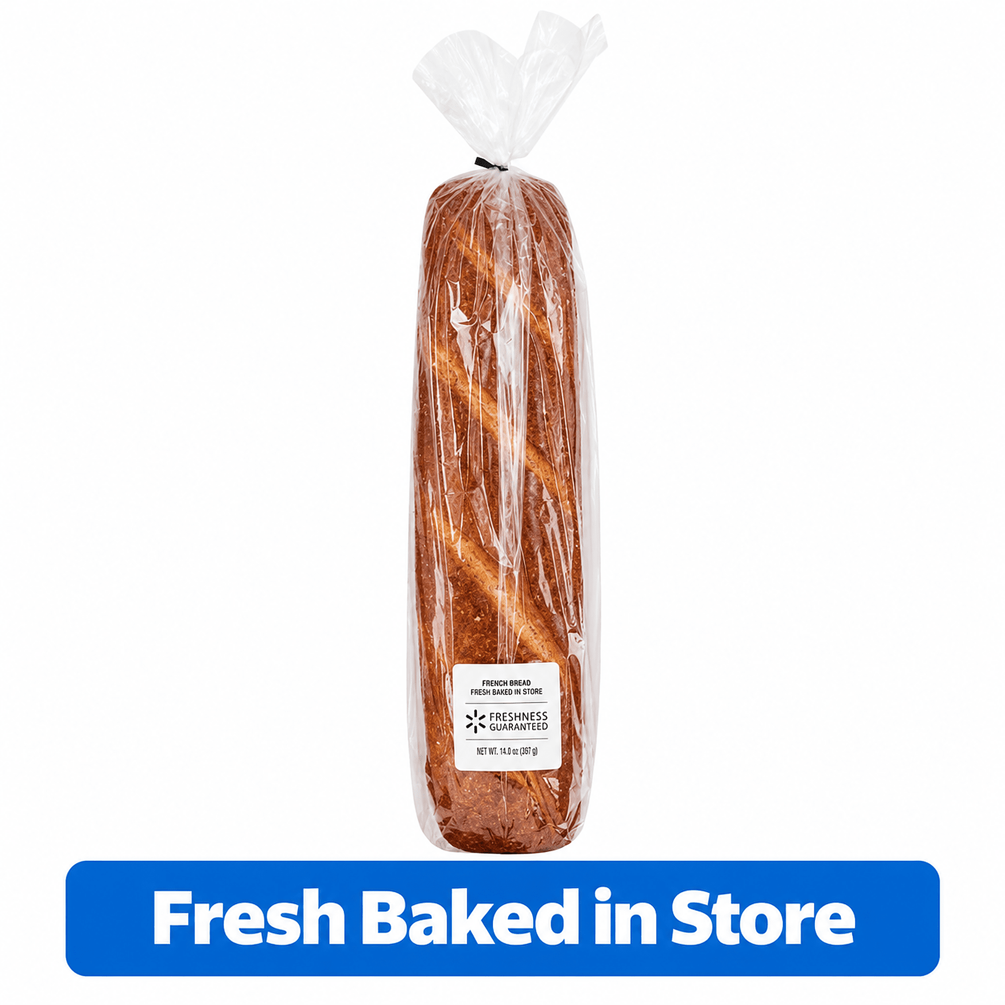 Freshness Guaranteed Wheat French Bakery Bread Loaf, Baked Fresh In-Store, 13 oz, 1 Loaf