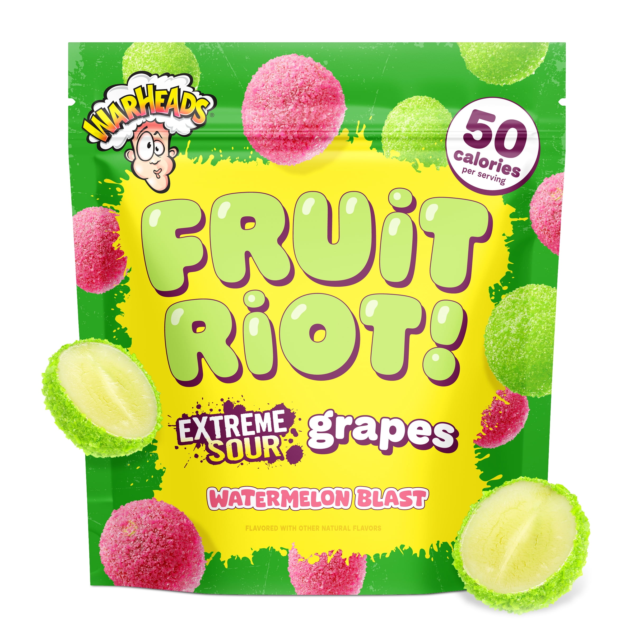 Fruit Riot! Extreme Sour Grapes - Watermelon Blast, 8 oz