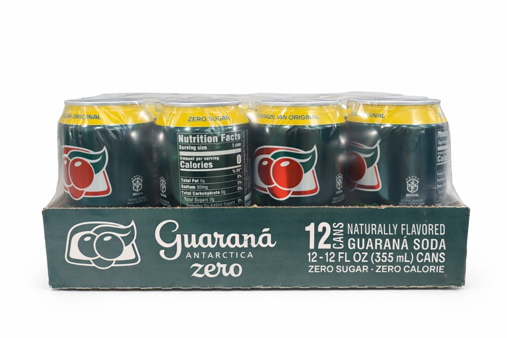 GUARANA ZERO SODA 1/12PK/11.83 OZ