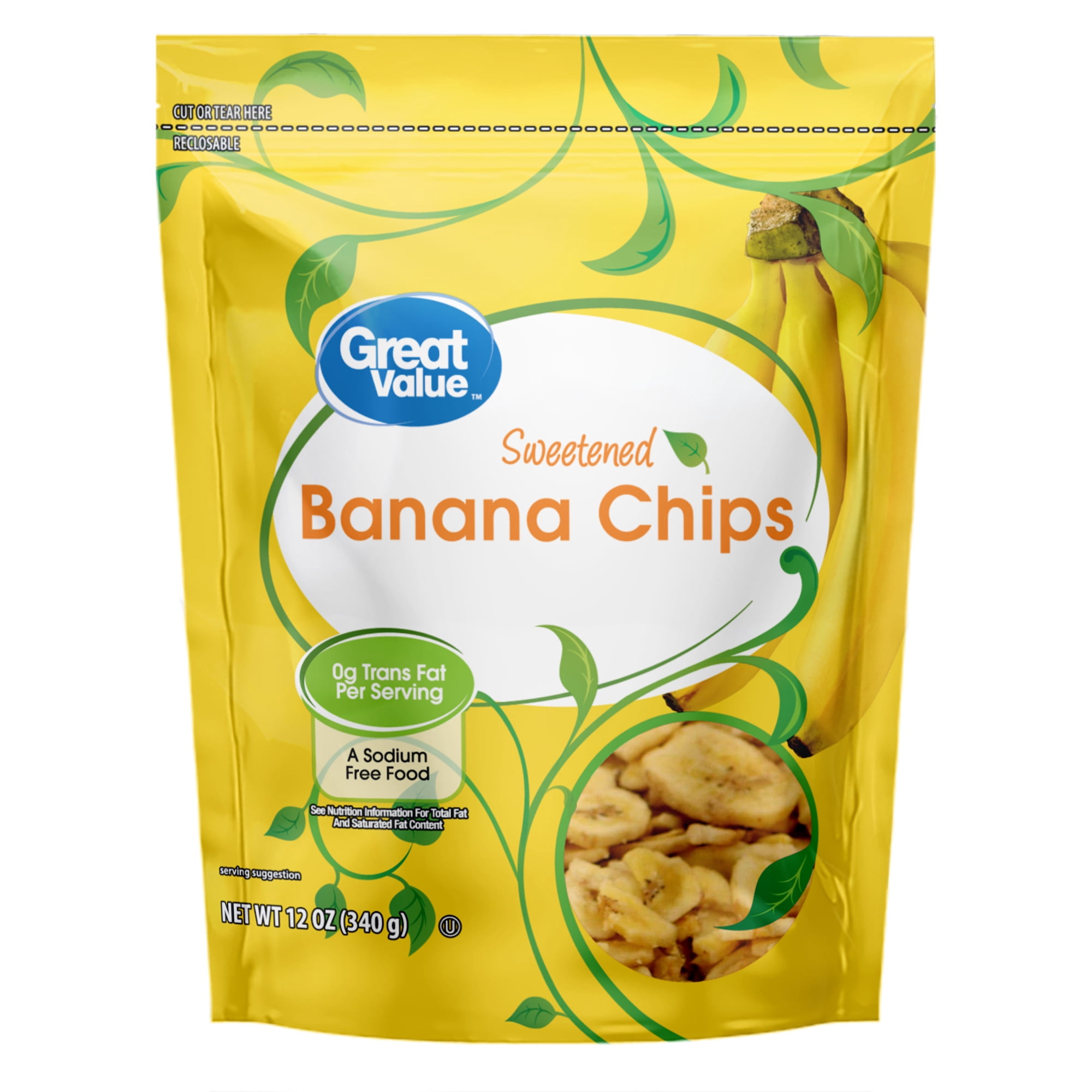 GV 8/12oz Banana Chips, Prop 65