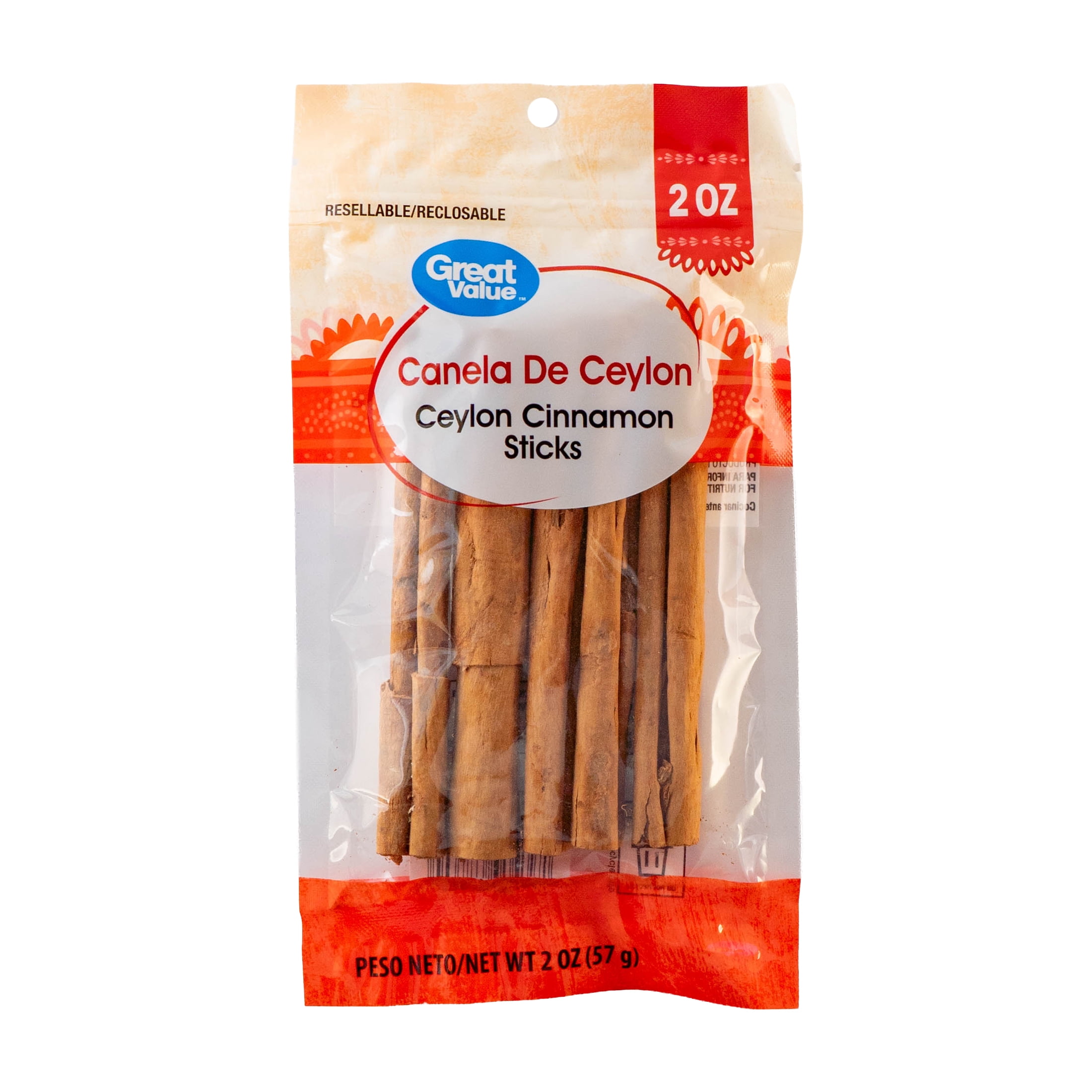 Great Value Ceylon Cinnamon Sticks, 2 oz