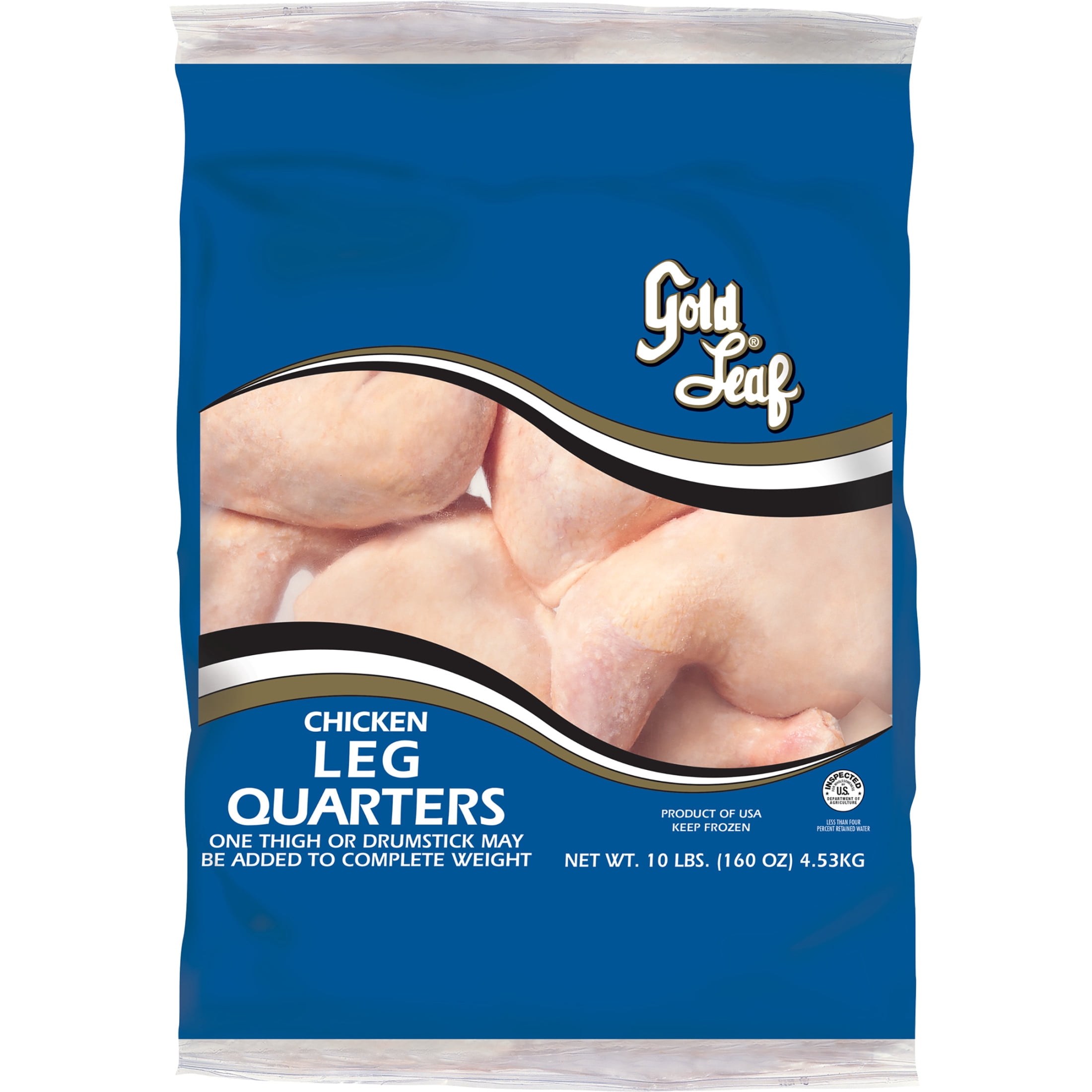 Gold Leaf Chicken Leg Quarters, 10 lb (Frozen)