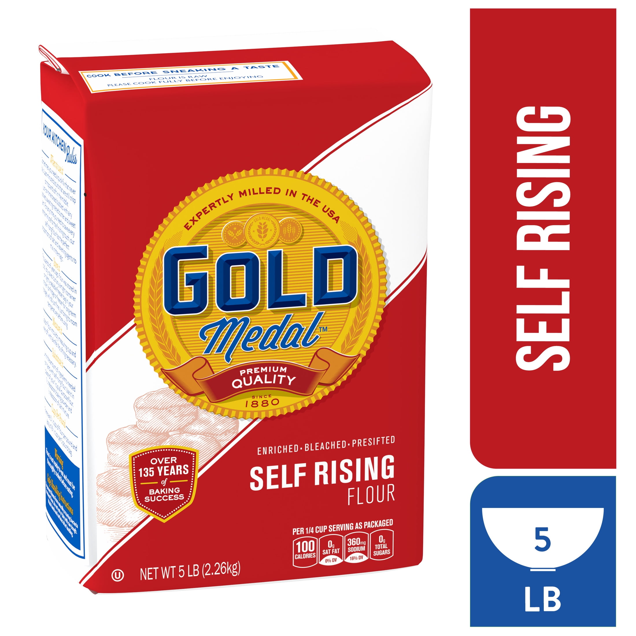 Gold Medal Premium Quality Self Rising Flour, 5 lb
