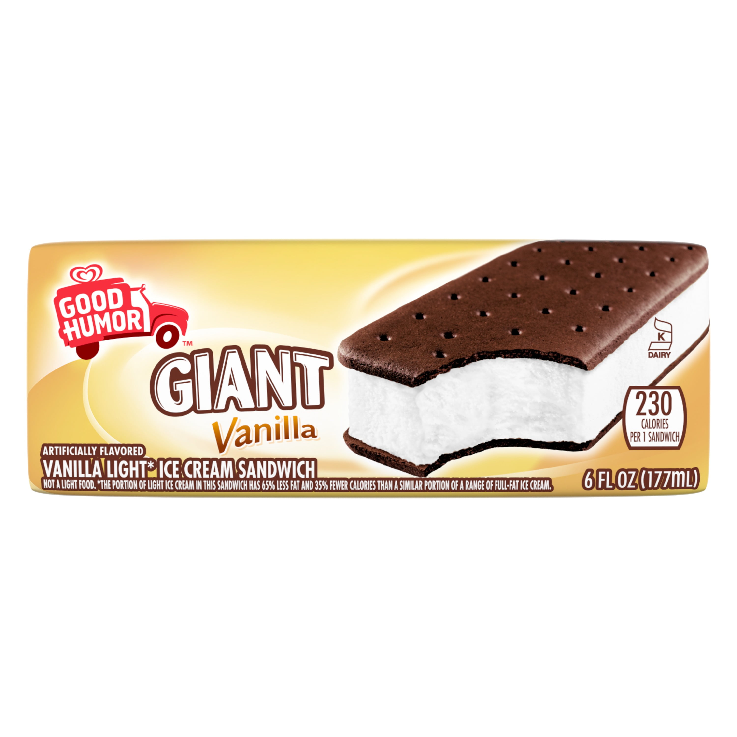 Good Humor Ice Cream & Frozen Desserts Sandwich Giant Vanilla 1 ct
