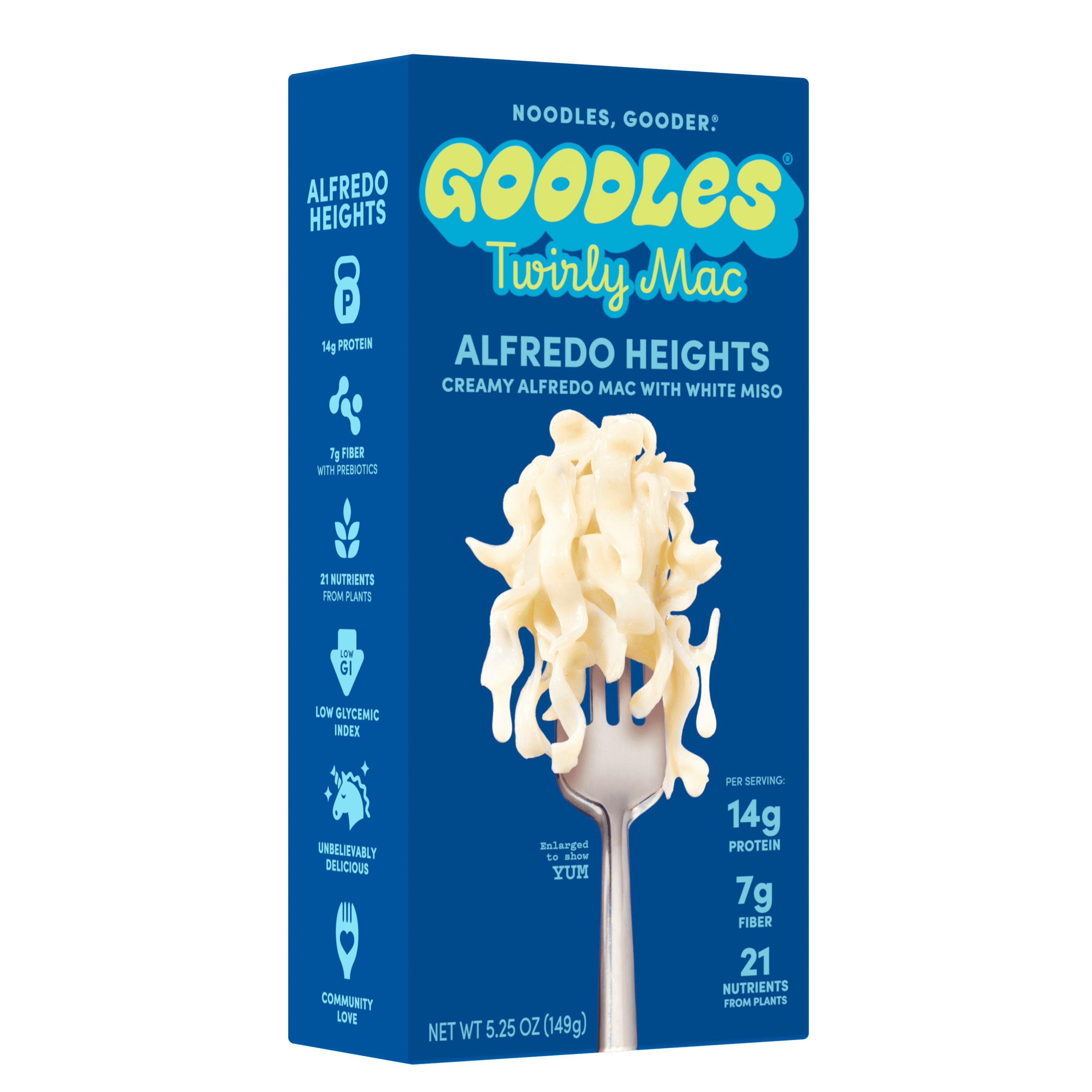Goodles Twirly Mac & Cheese Alfredo Heights Packaged Meal 5.25 oz