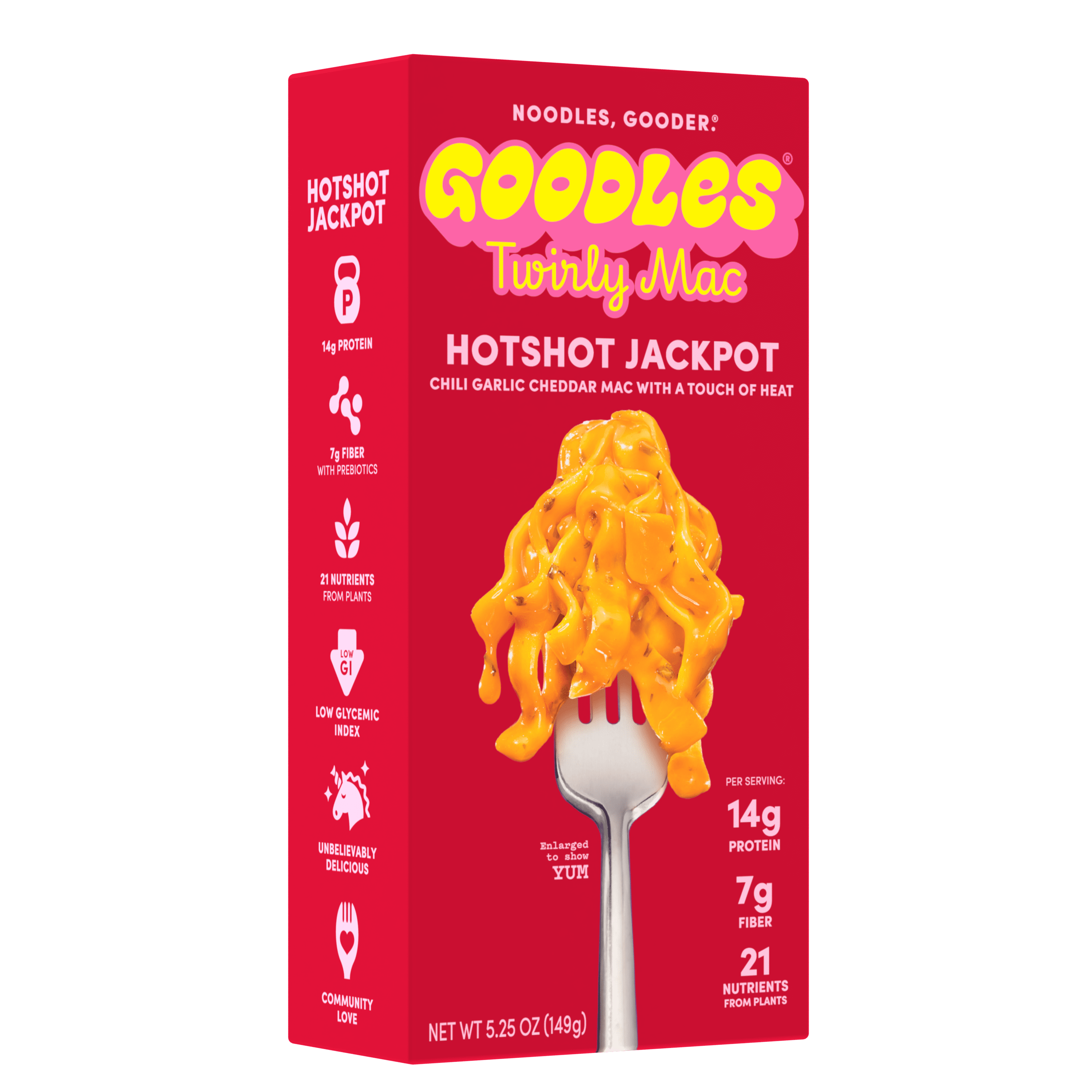 Goodles Twirly Mac & Cheese Hot Shot Jackpot