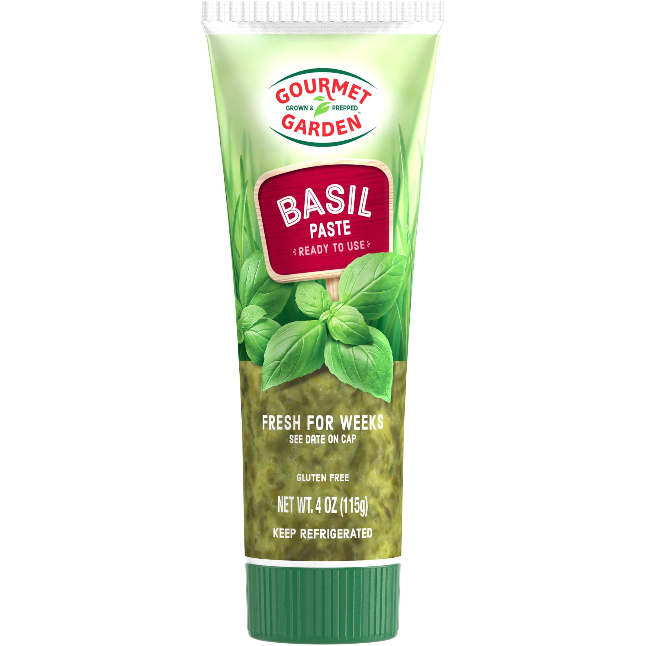 Gourmet Garden Gluten Free Basil Stir-in Paste, 4.0 oz Tube