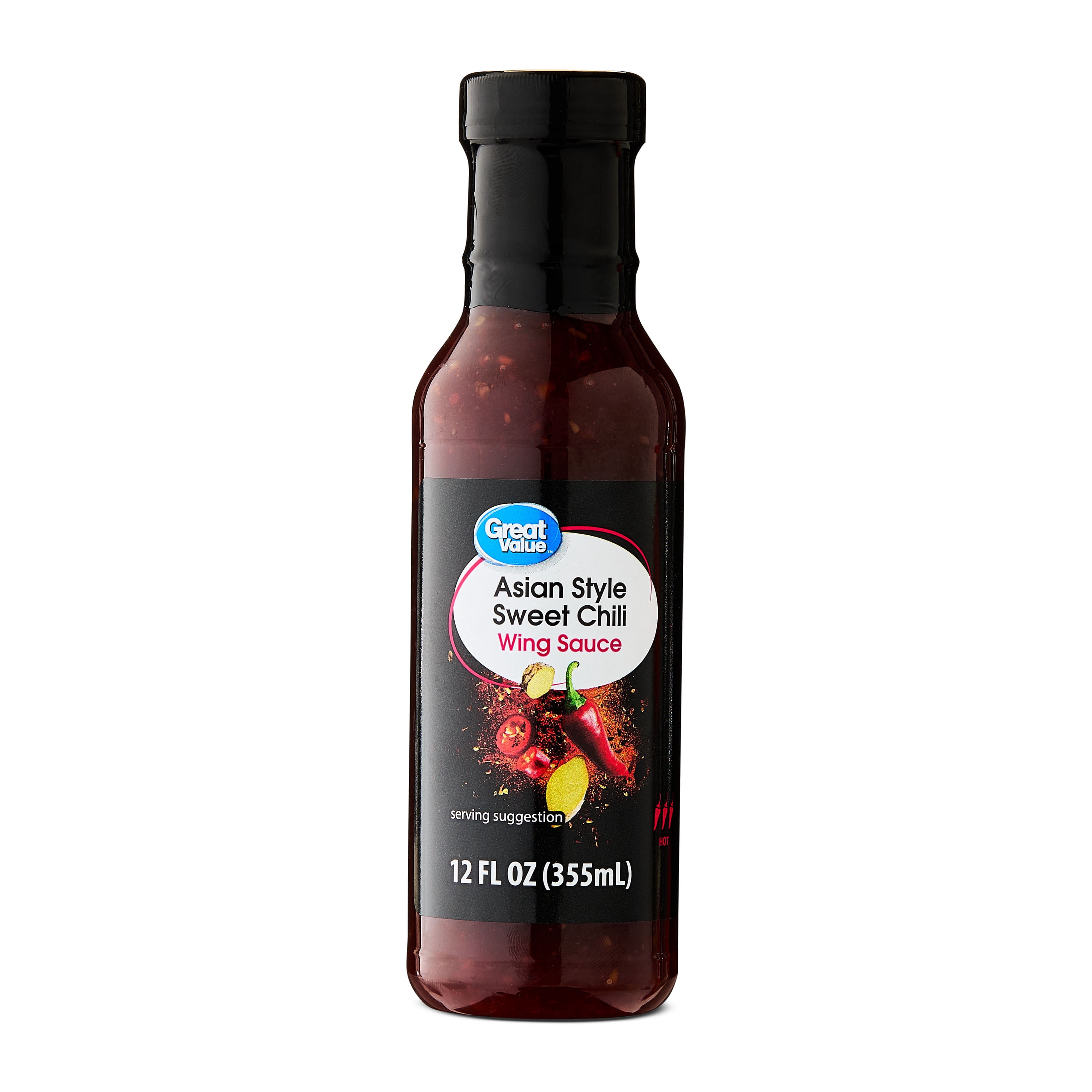 Great Value Asian Sweet Chili Wing Sauce, 12 Fl Oz