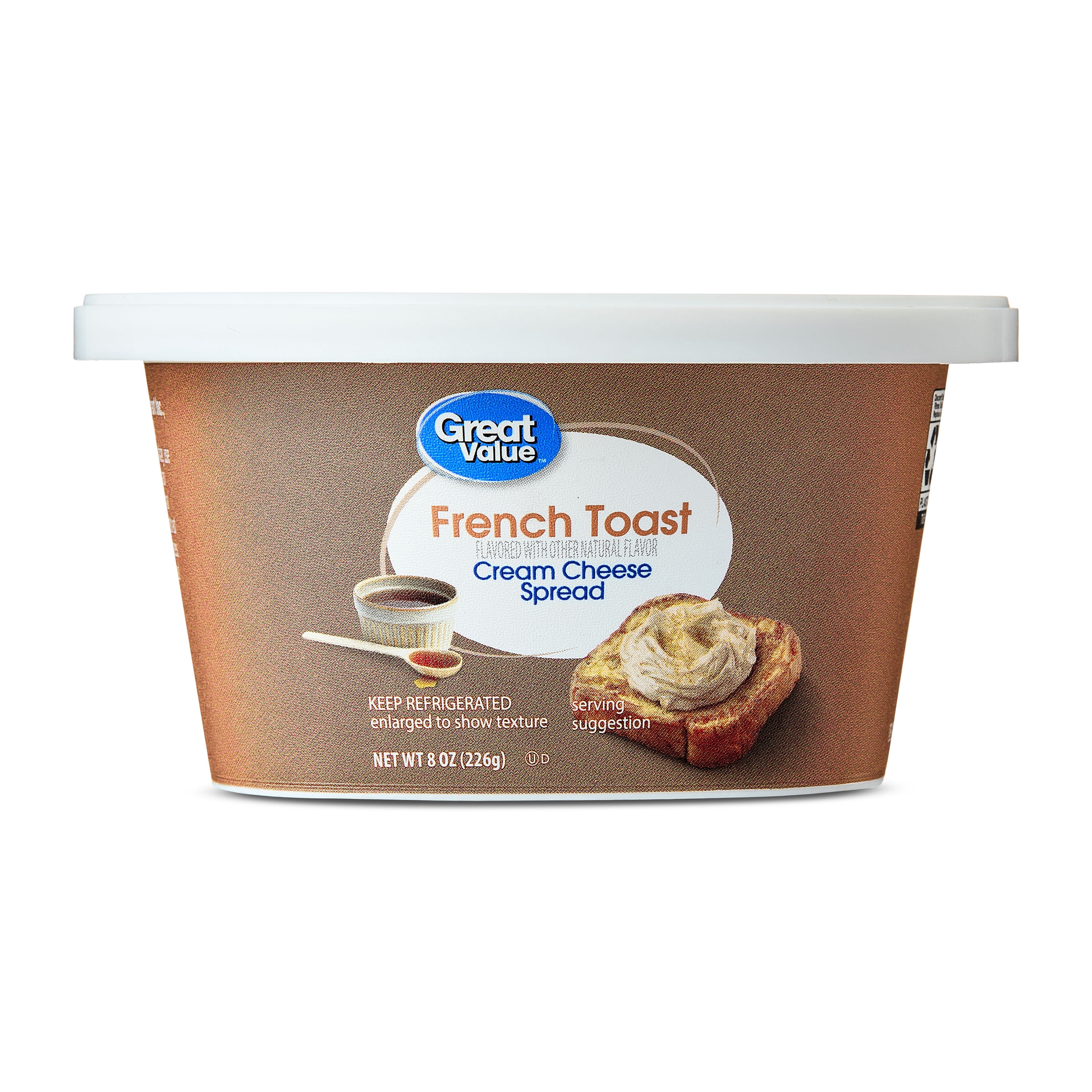 Great Value French Toast Cream Cheese Spread, 8 oz Tub