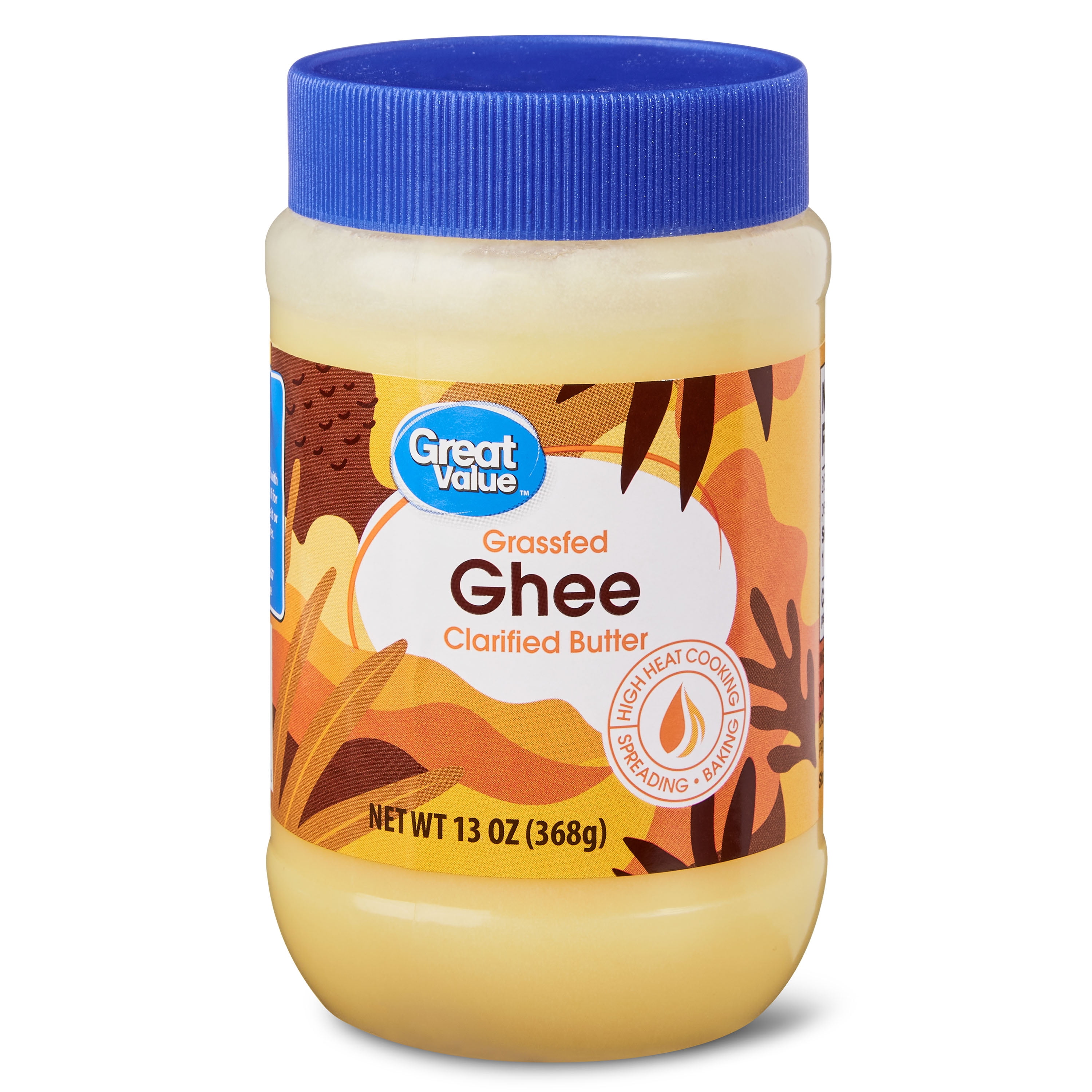 Great Value Grassfed Ghee Clarified Butter, 13 oz Jar