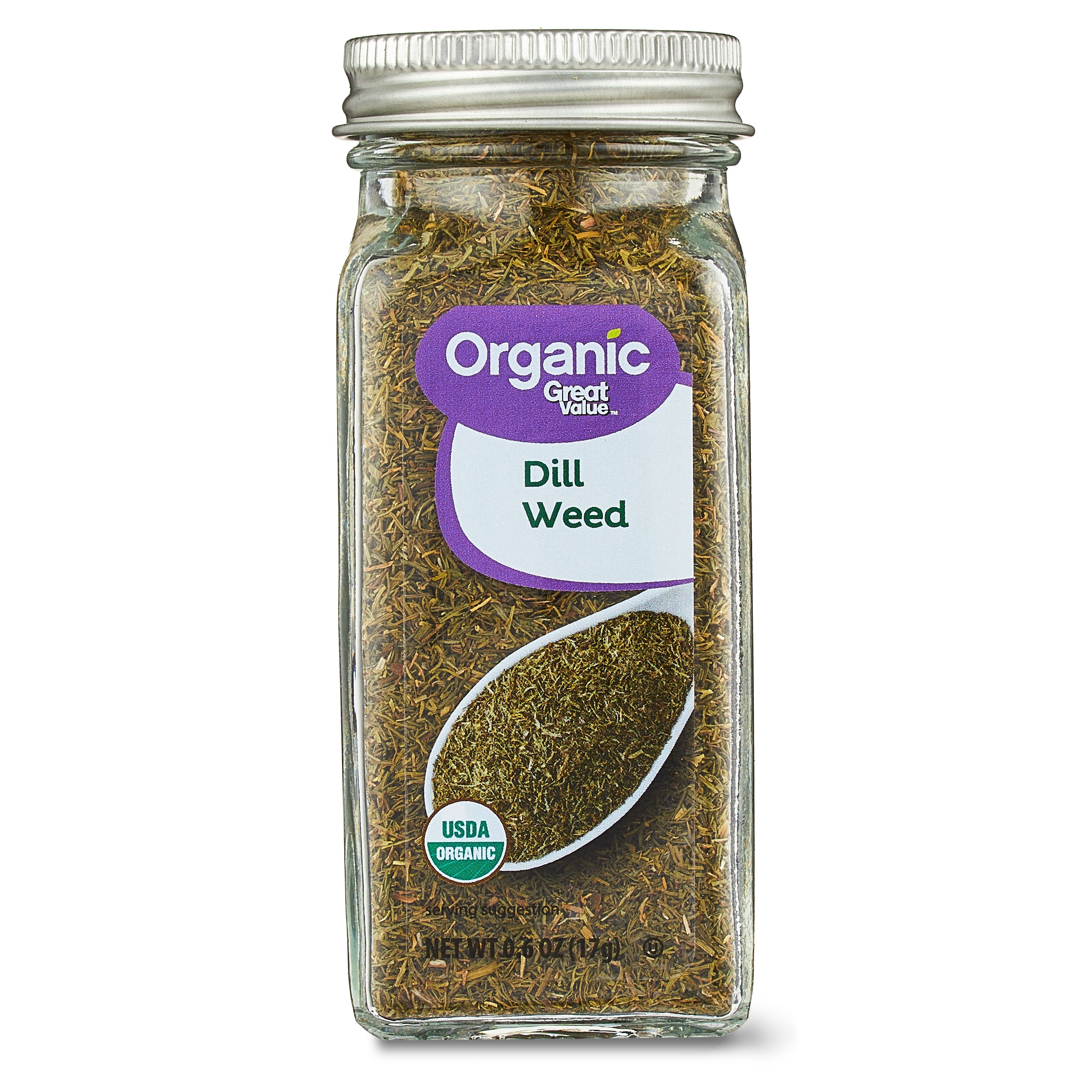 Great Value Organic Dill Weed, 0.6 oz