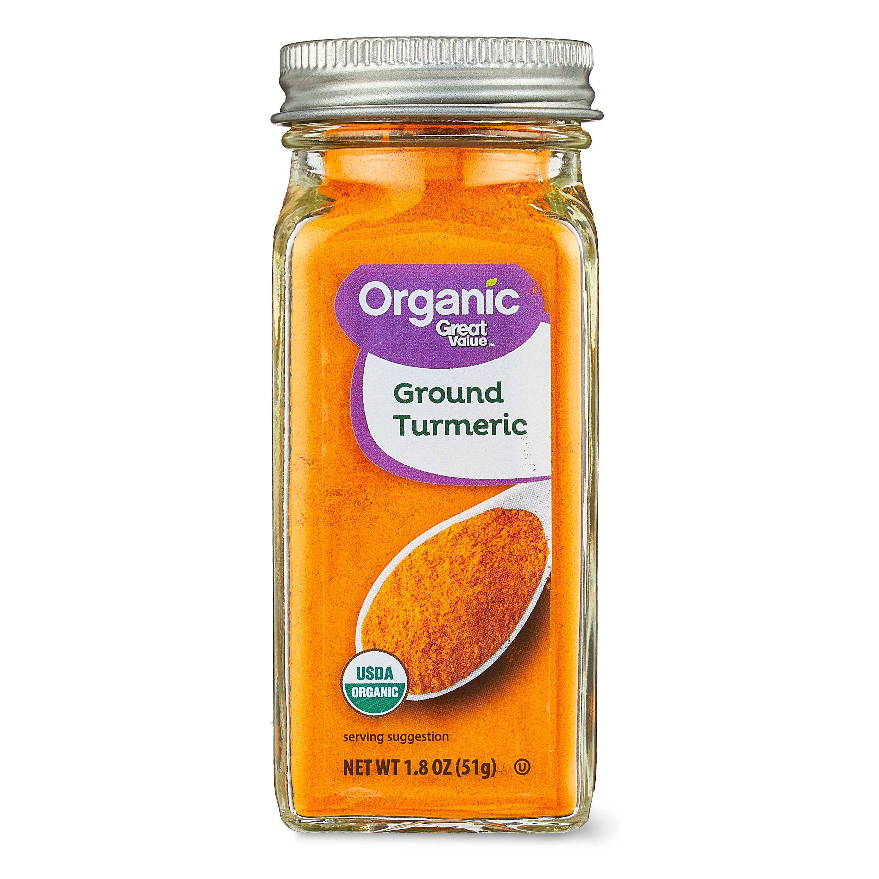 Great Value Organic Ground Turmeric, 1.8 oz